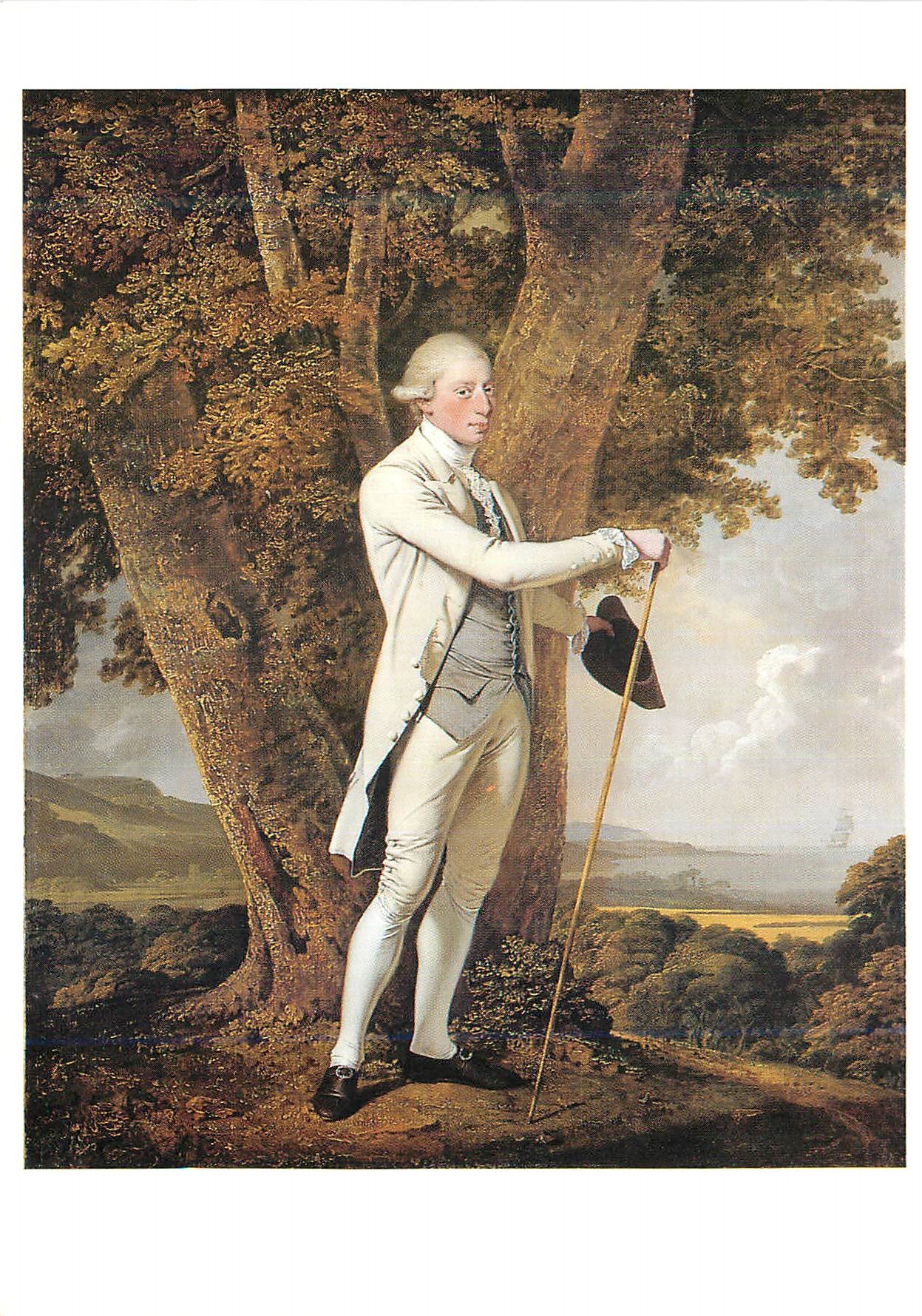 CPM Louvre Joseph Wright of Derby 1734 1797 Portrait de John Milnes