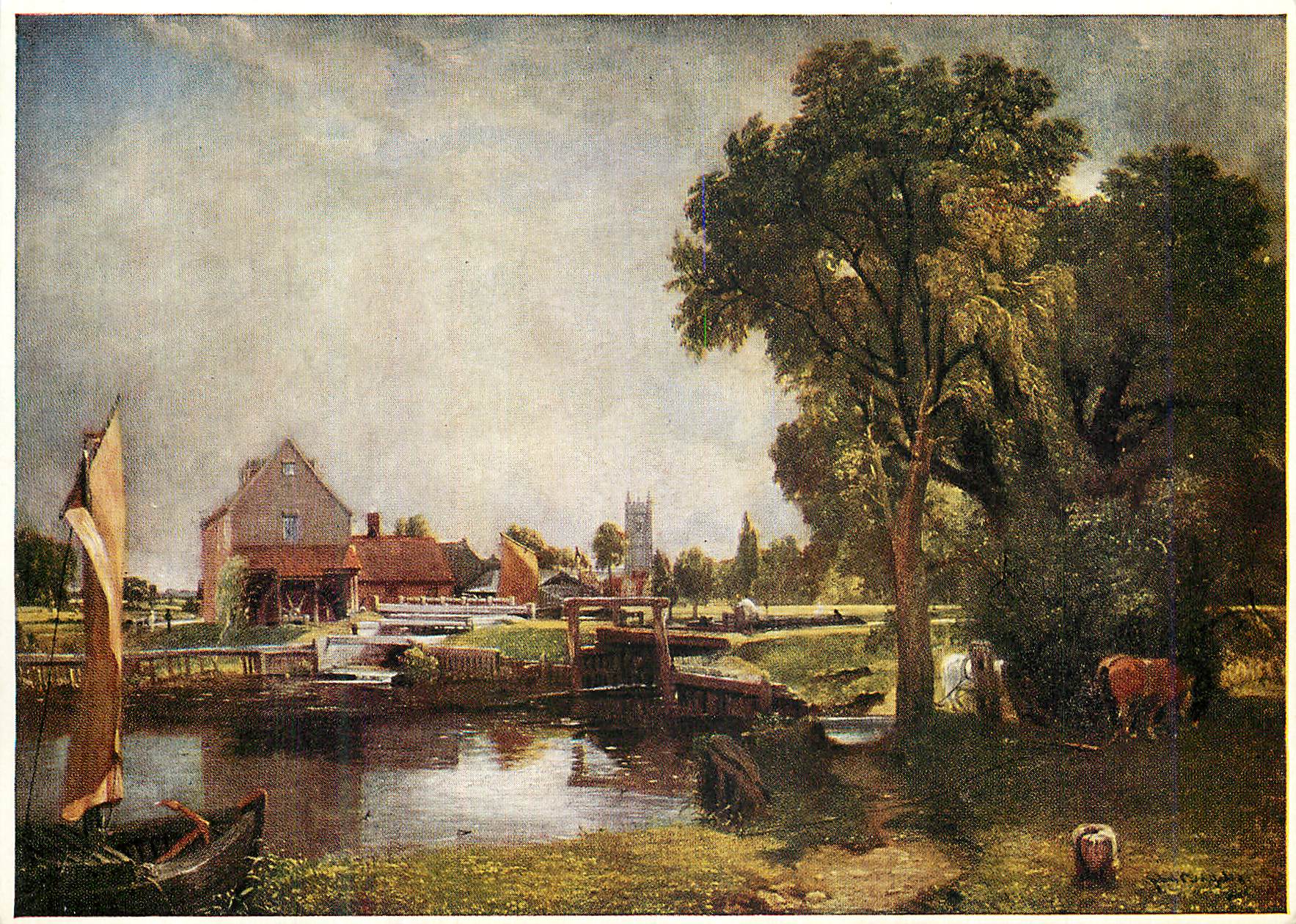 CPM Dedham Mill Victoria and Albert Museum London John Constable