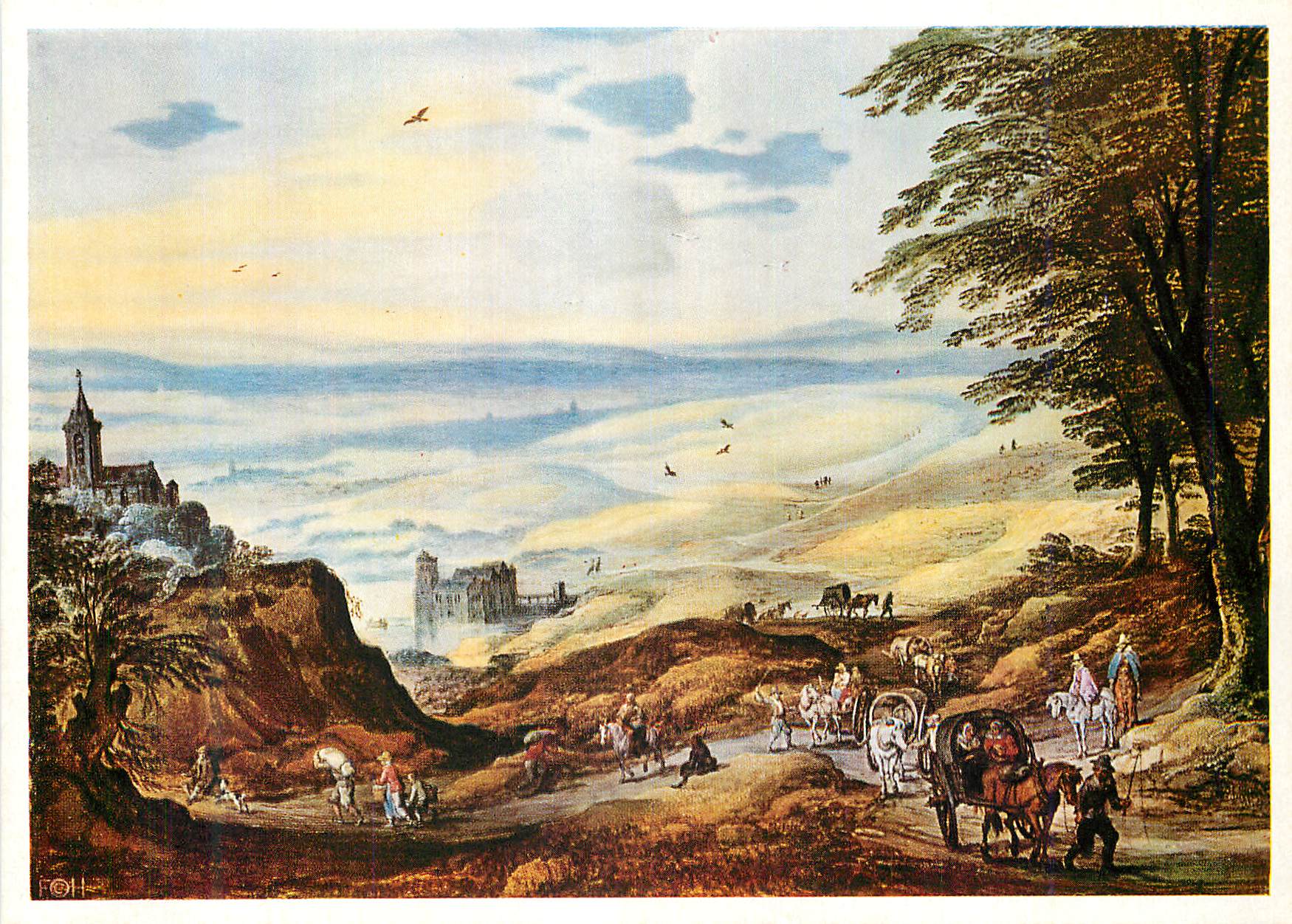 CPM Alte Pinakothek Munchen Paysage en Vue Large
