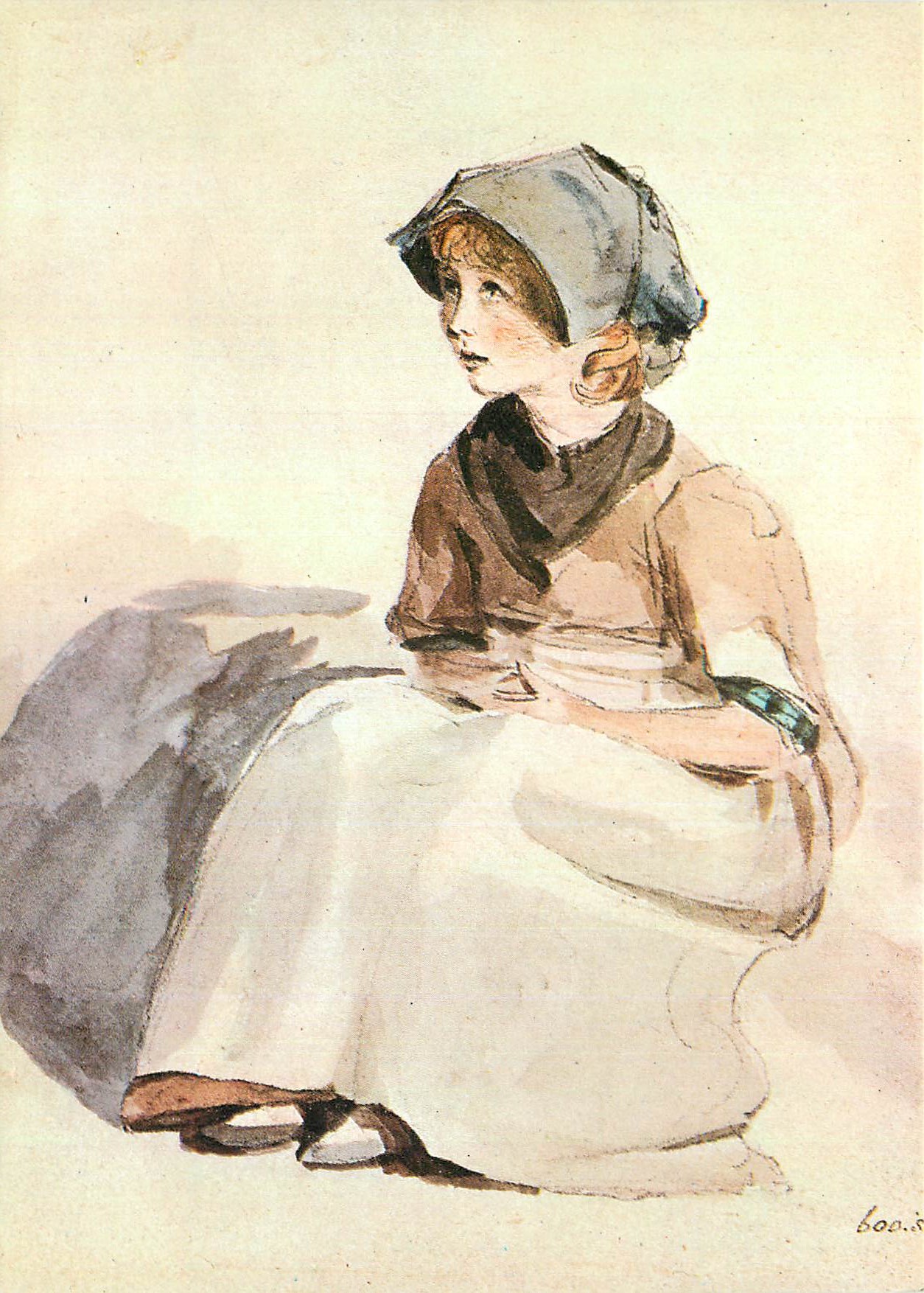 CPM Victoria and Albert Museum A Suffolk Child (1835) John Constable (1776 1837)