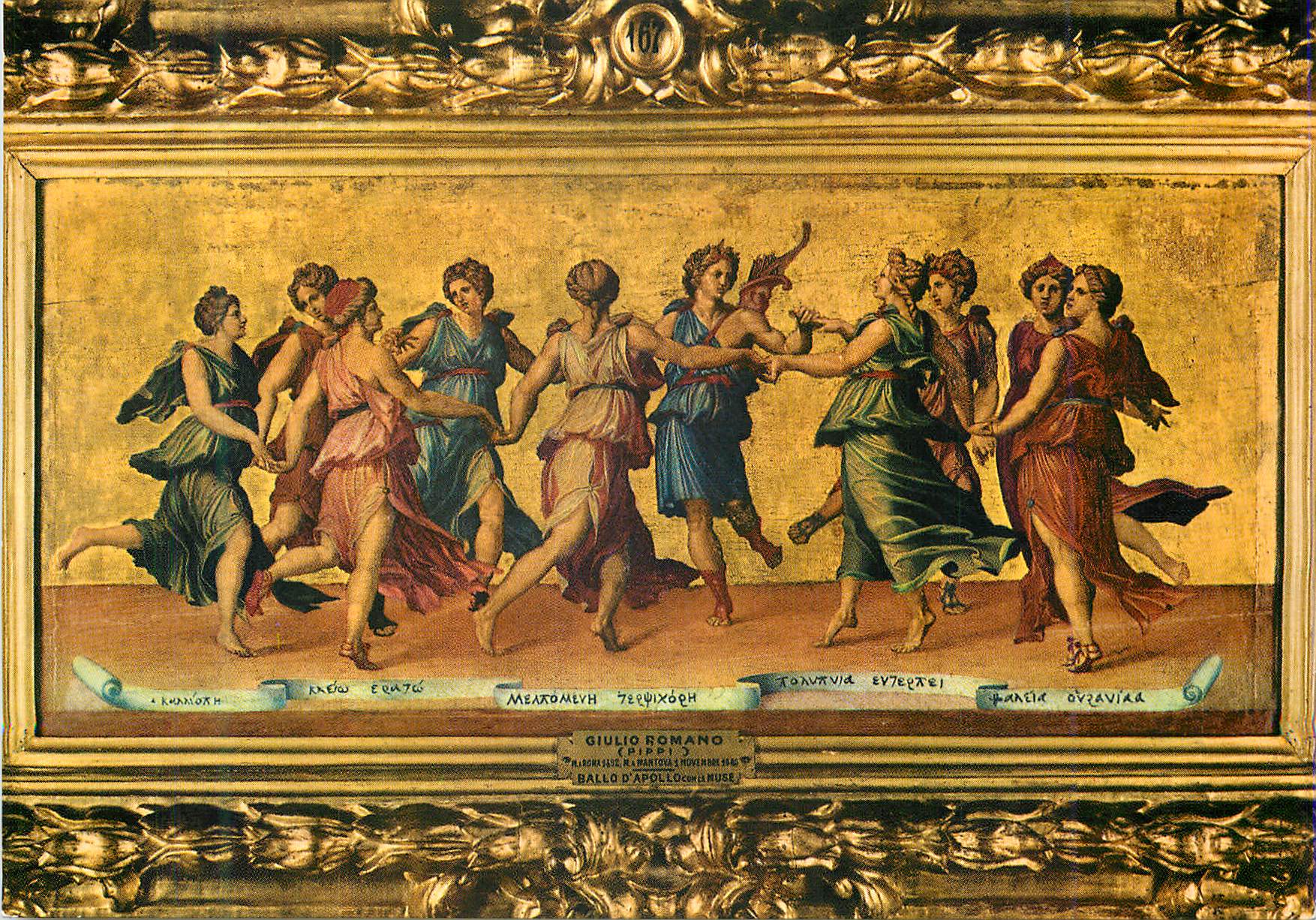 CPM Firenze Galleria Pitti Bal d'Apollon avec les Meuses