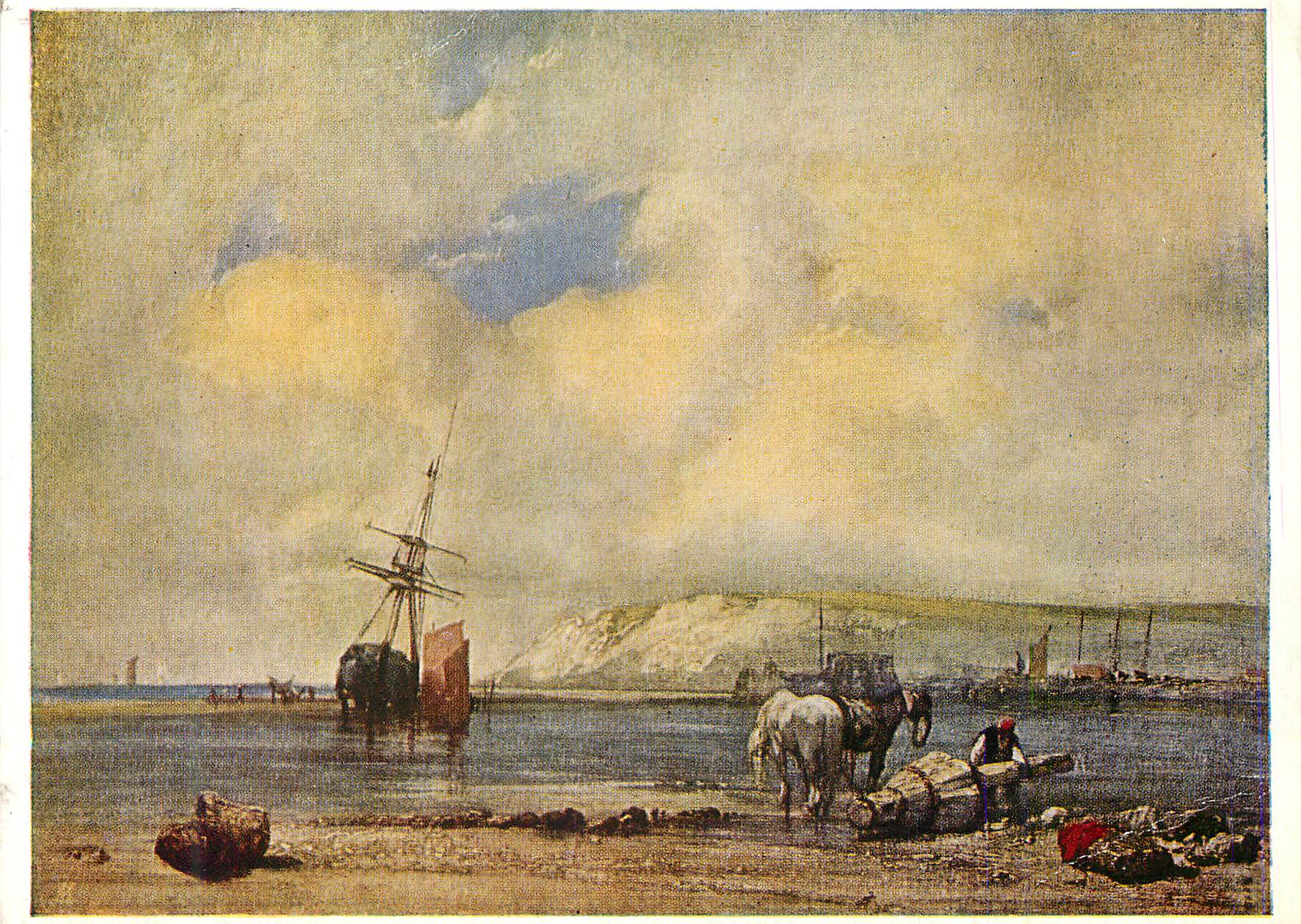 CPM The Coast of Picardy (London Wallace Collection) Richard Parkes Bonington