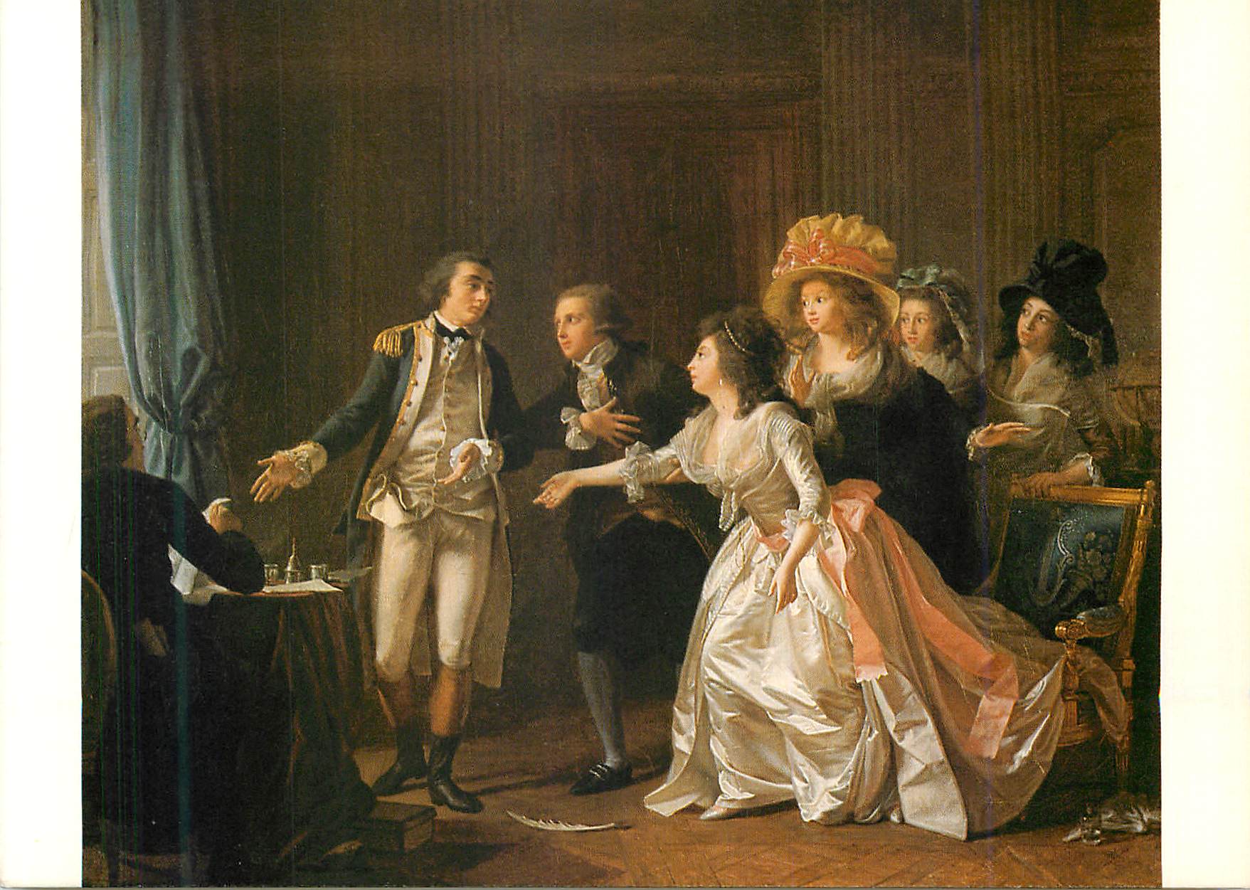 CPM Musee Cornavalet Paris Michel Garnier (1753 1819) Le Contrat de Mariage Interrompu