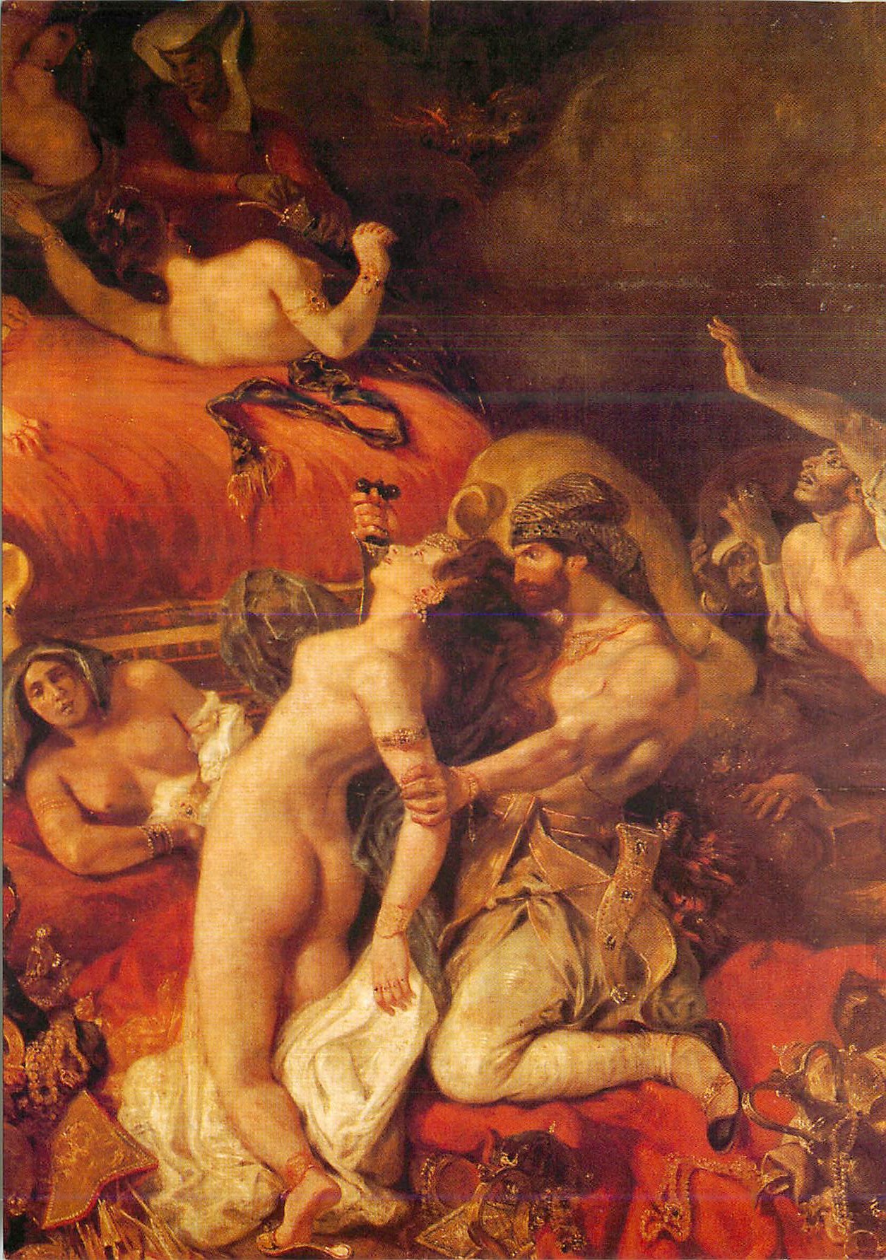 CPM Paris Musee du Louvre Eugene Delacroix (1798 1863) Mort de Sardanapale (Detail)