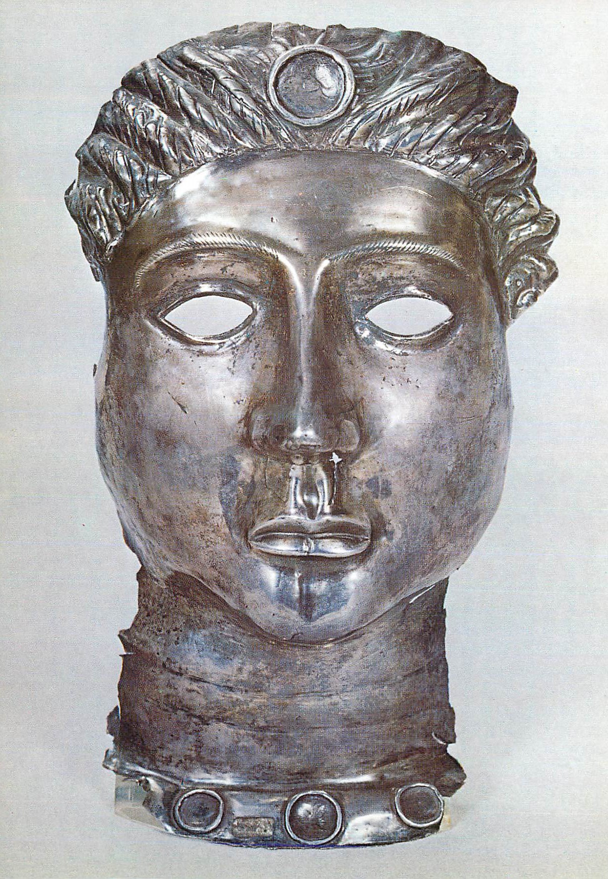 CPM Paris Musee du Louvre Masque de M D d'Alencon Epoque Romaine Fin du IIIe Siecle
