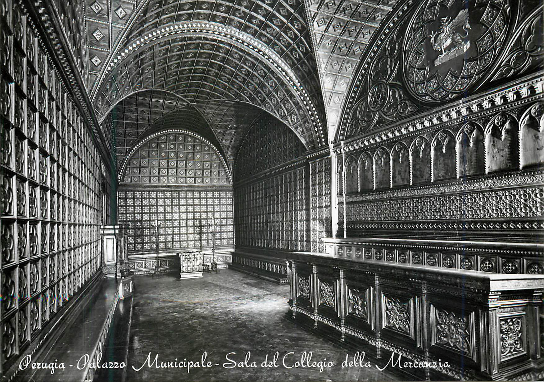 CPM Perugia Le Palais Municipal Salle du College des Marchandises