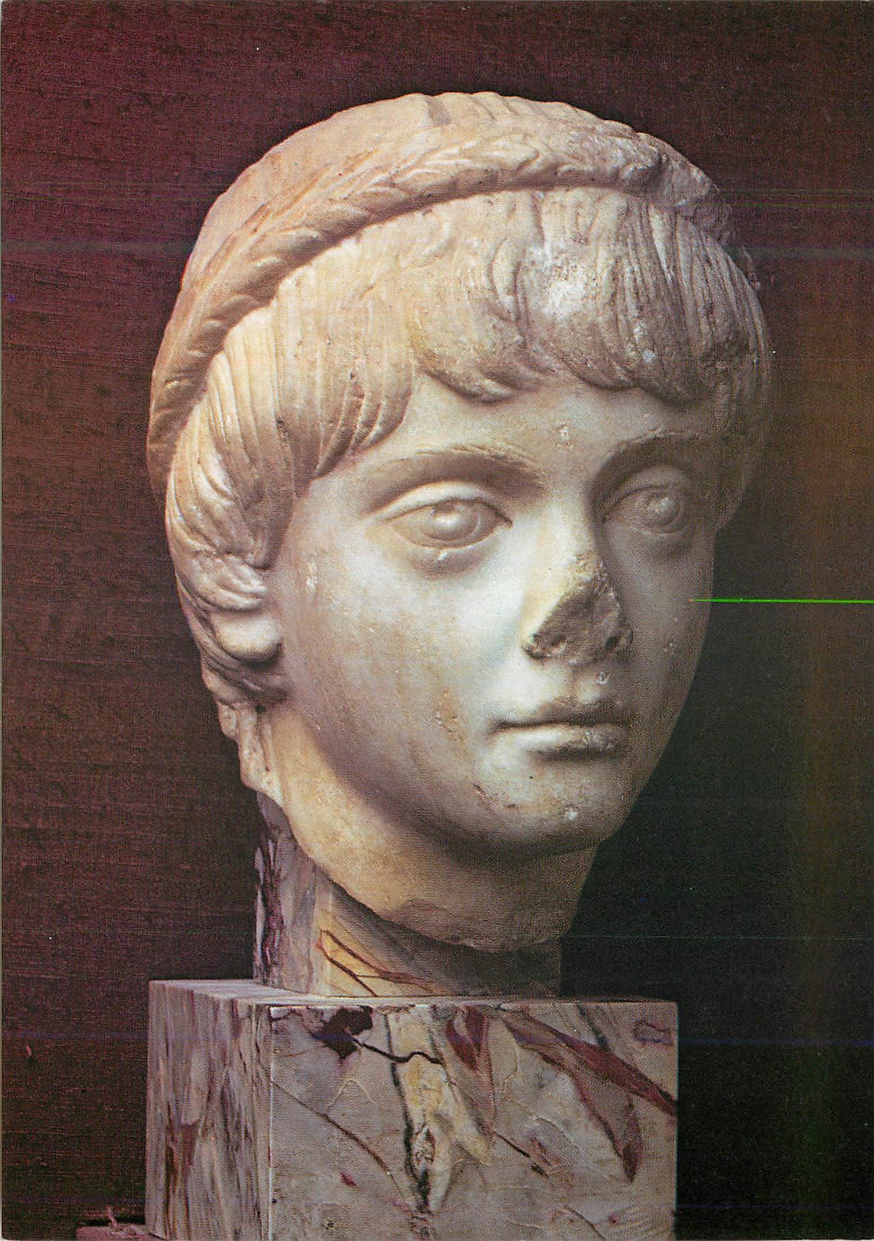 CPM Paris Musee du Louvre Jeune Prince de la Famille des Antonins Annius Verus IIe S av J C