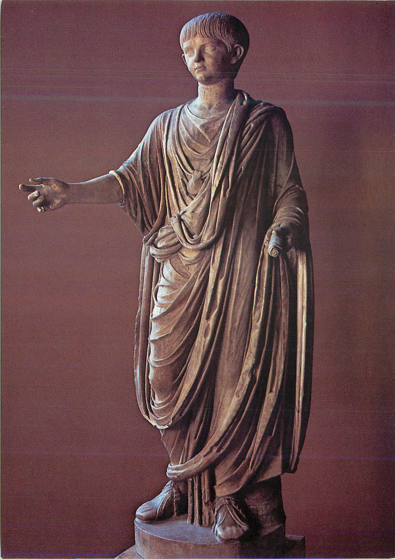 CPM Paris Musee du Louvre Statue de Neron Enfant Milieu du Ier Siecle ap J C