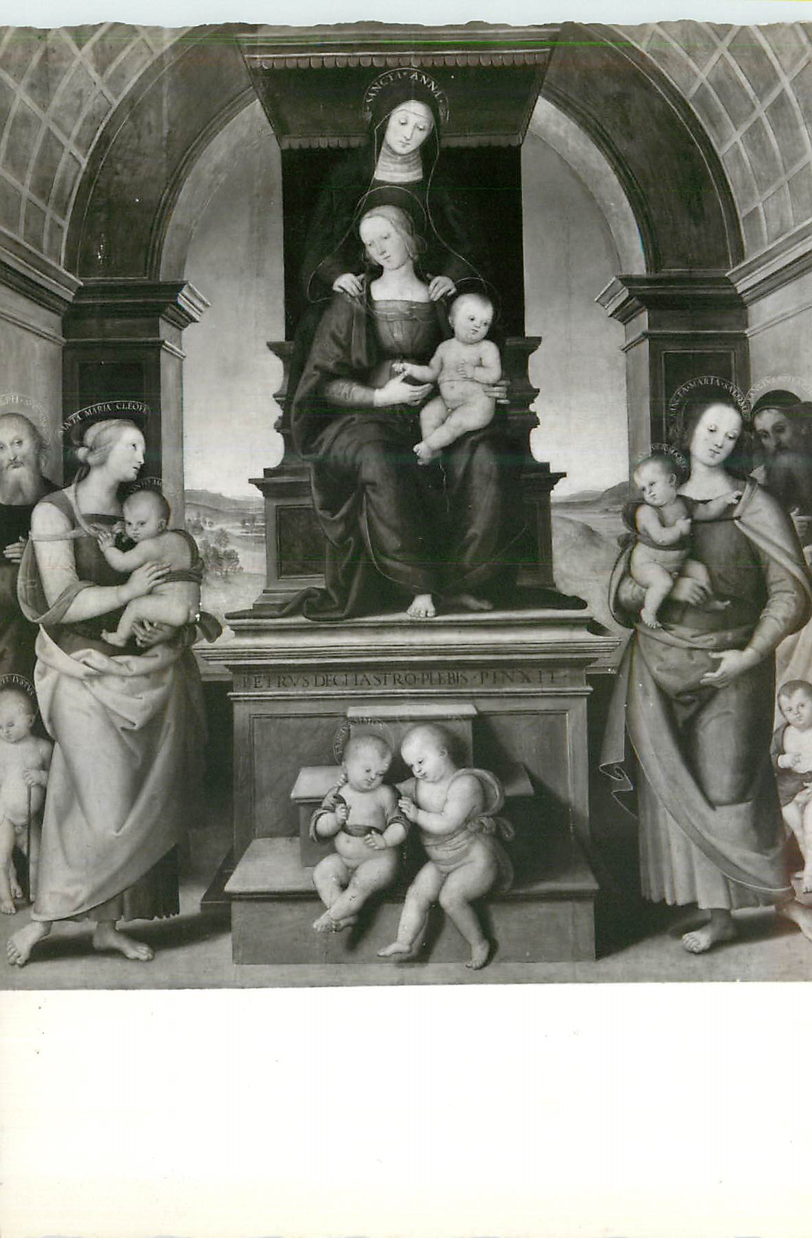 CPM Marseille Musee des Beaux Arts Pietro Vannucci dit le Perugin (Ombrie 1446 1523)
