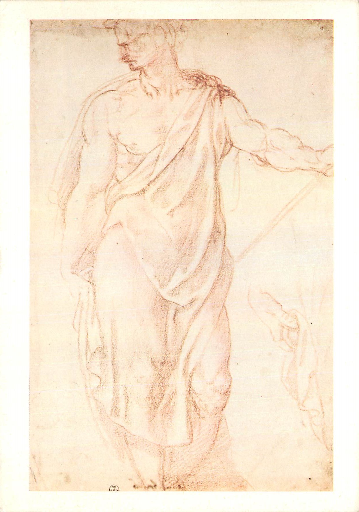 CPM Firenze Galleria Uffizi Gab Designi e Stampe Michelangelo Figura Virile