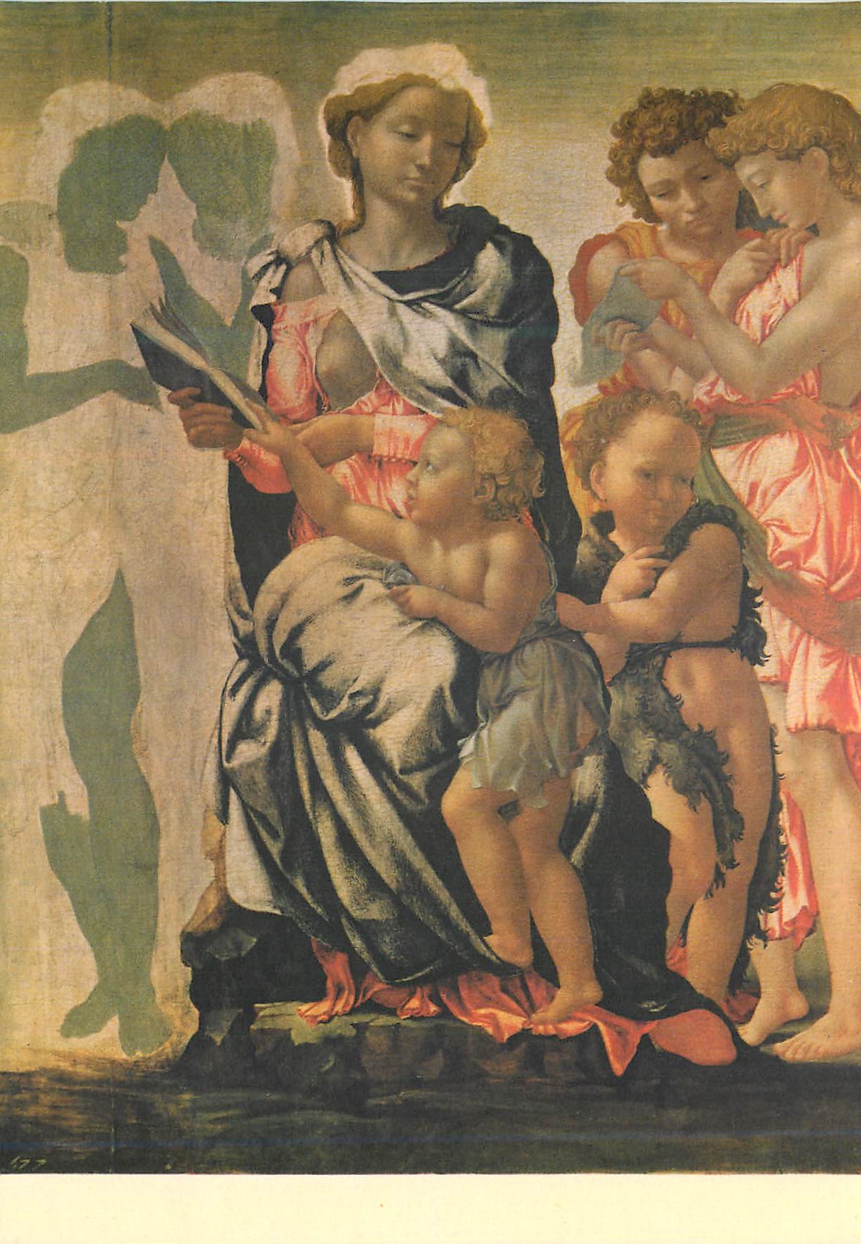 CPM London National Gallery Michelangelo (1475 1564) La Vierge et ses Anges