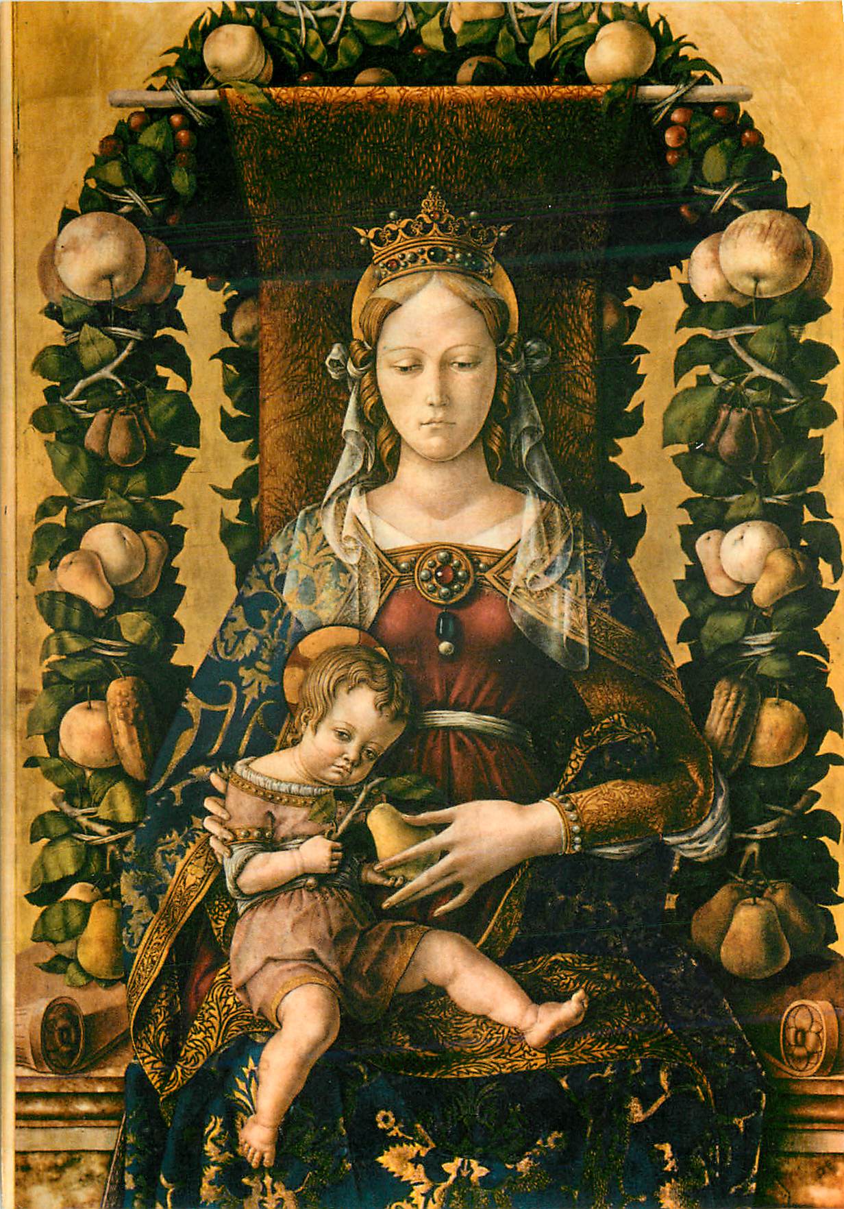 CPM Milano Pinacoteca di Brera La Madone a la Petite Chandelle