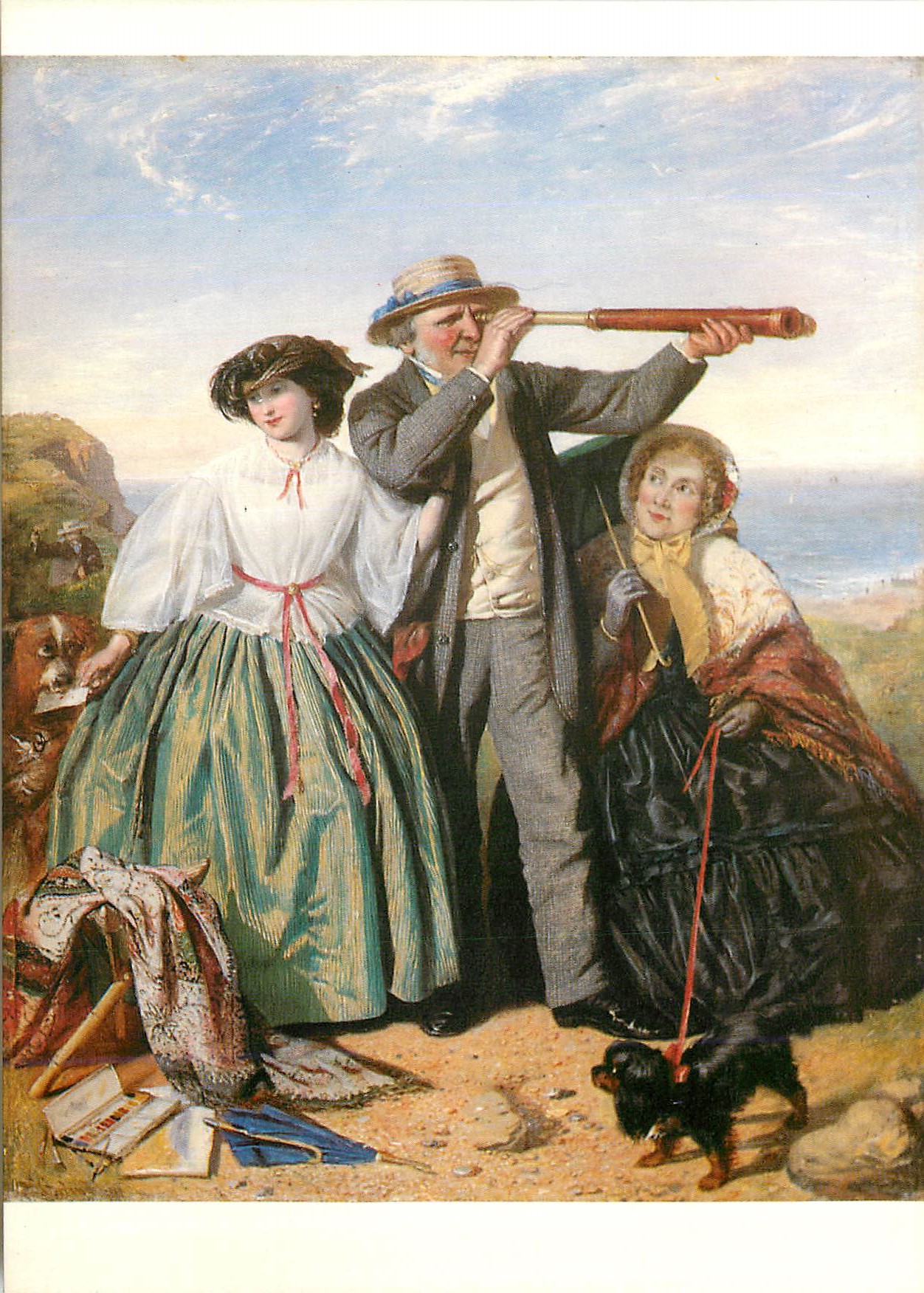 CPM York City Art Gallery Henri Garland (1834 1913) Looking for the Mail Packet 1861