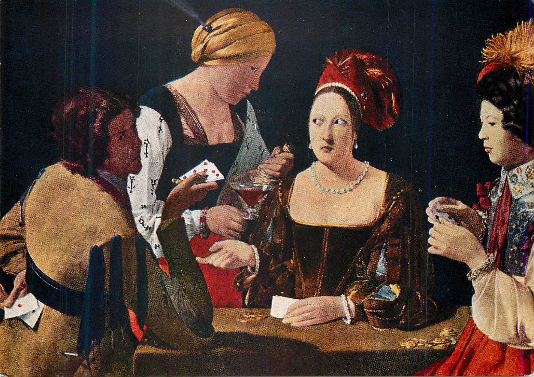 CPM Paris Collection Privee G de la Tour (1593 1652) Le Tricheur