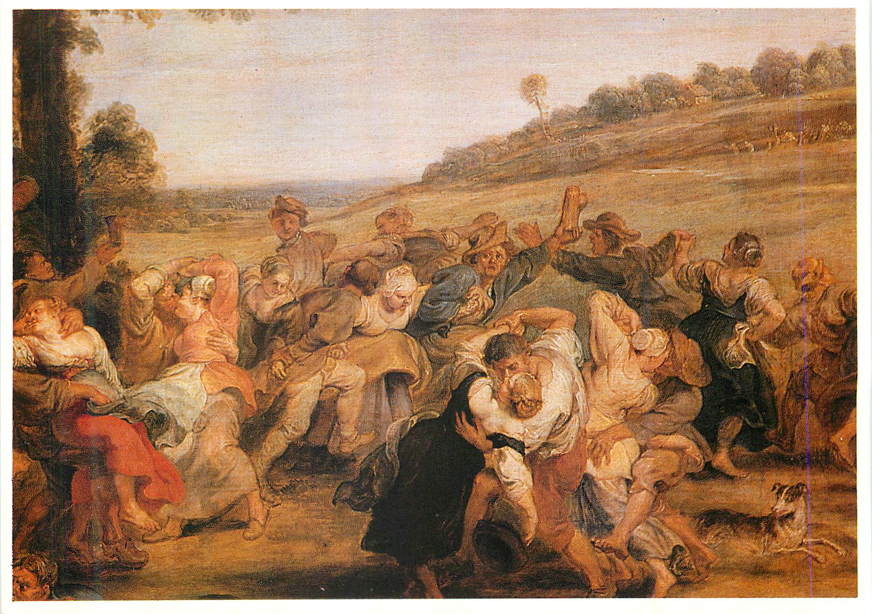 CPM Paris Musee du Louvre Petrus Paulus Rubens (1577 1640) La Kermesse