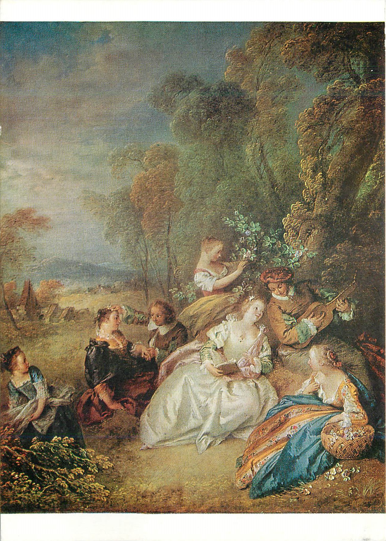 CPM Jean Baptiste Joseph Pater (1695 1736) Le Concert