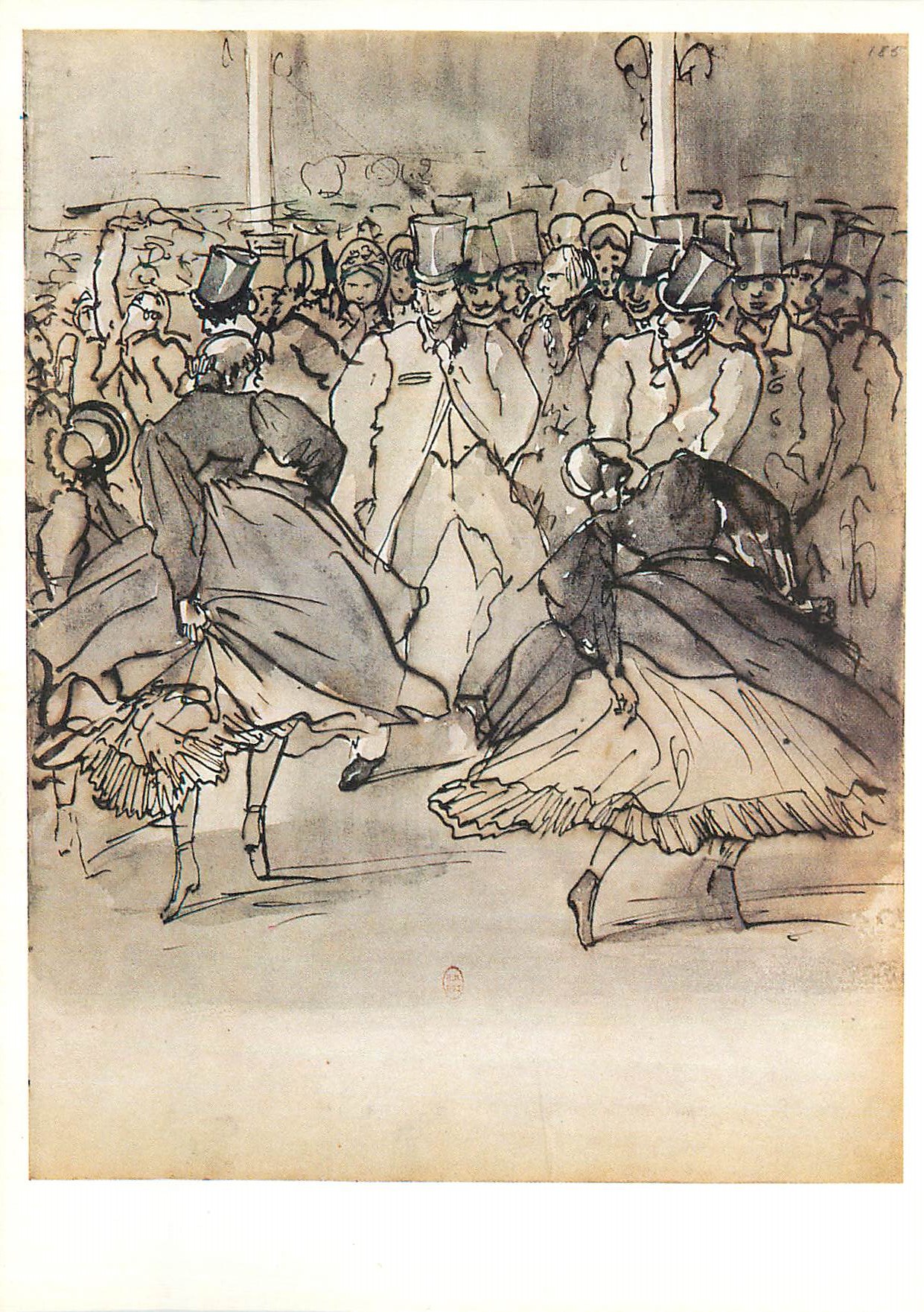 CPM Paris Bibliotheque National Edgar Degas Centre Culturel du Marais