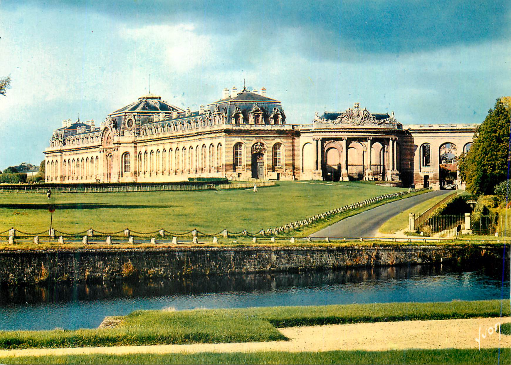 Schloss Versailles — Ansicht des Parks und des Kanals — unbekannter Verlag, Seriennummer nicht sichtbar
