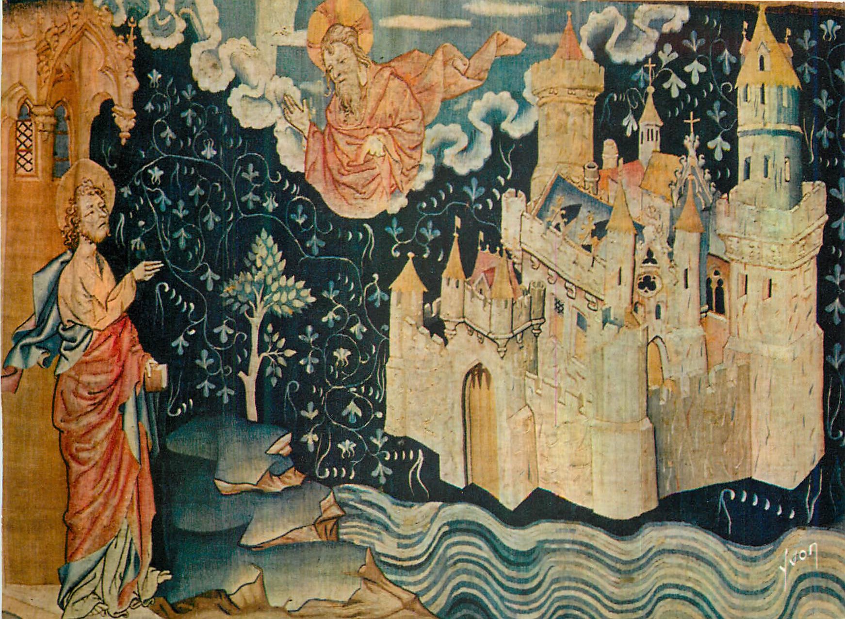 CPM Chateau d'Angers (M et L) Couleurs et Lumiere de France Tapisserie de l'Apocalypse