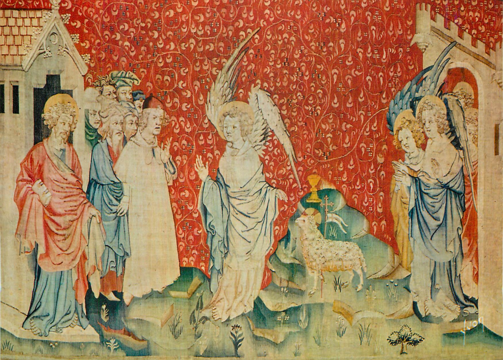 CPM Chateau d'Angers (M et L) Couleurs et Lumiere de France Tapisserie (N 51) de l'Apocalypse