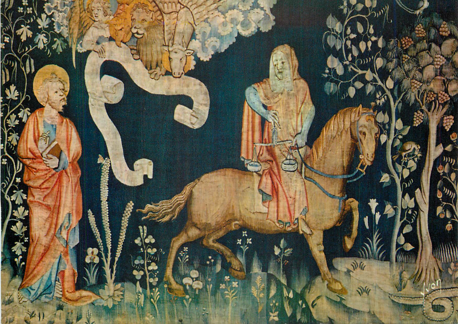 CPM Chateau d'Angers (M et L) Couleurs et Lumiere de France Tapisserie (N II) de l'Apocalypse