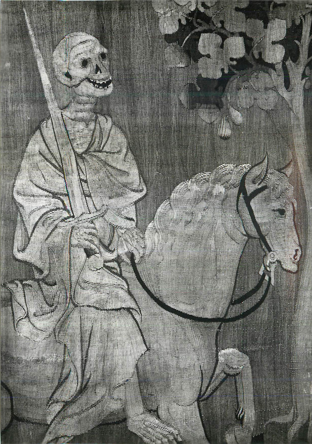 CPM Tapisserie de l'Apocalypse (Fin XIVe Siecle) Detail du Tableau Le Quatrieme Calvaire de l'Apocalypse