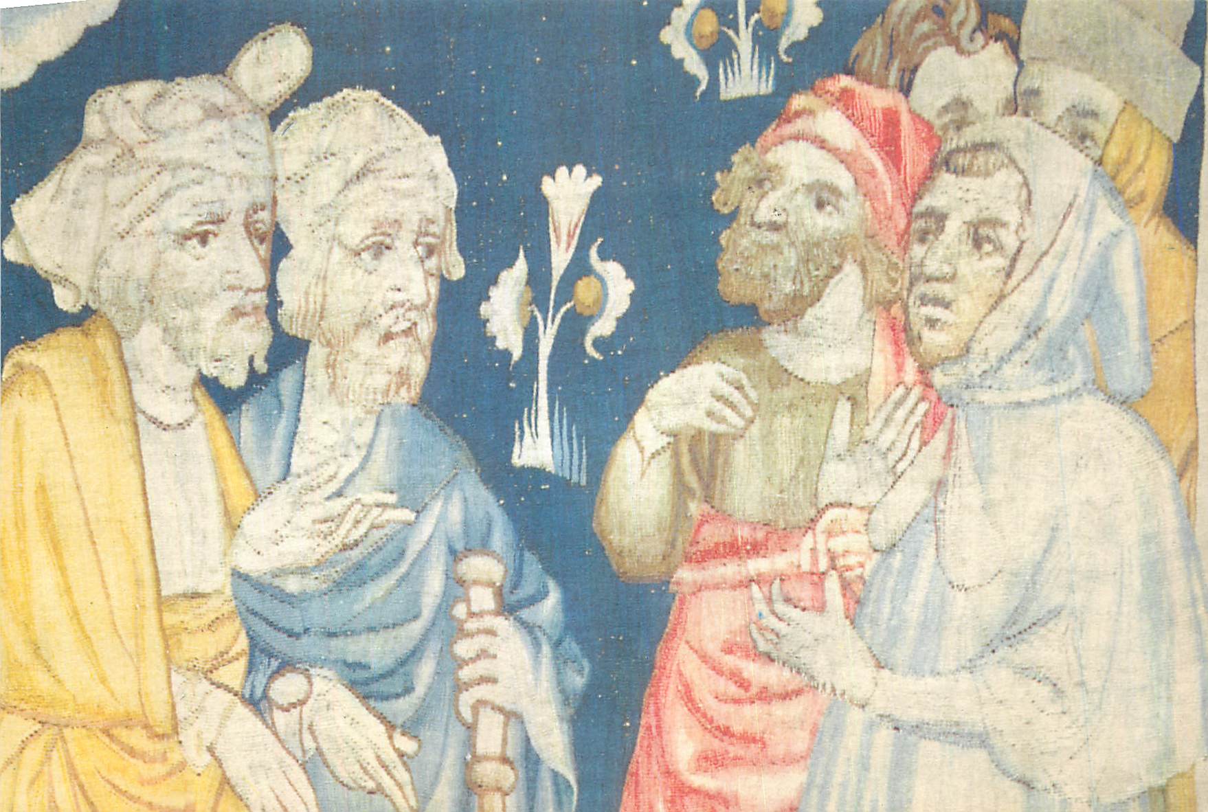 CPM Tapisserie de l'Apocalypse d'Angers Les Deux Temoins detail