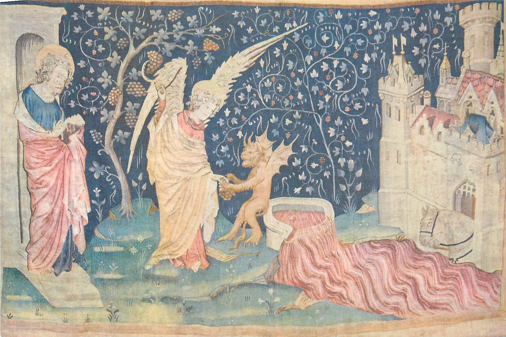 CPM Tapisserie de l'Apocalypse d'Angers La Cuve Deborde