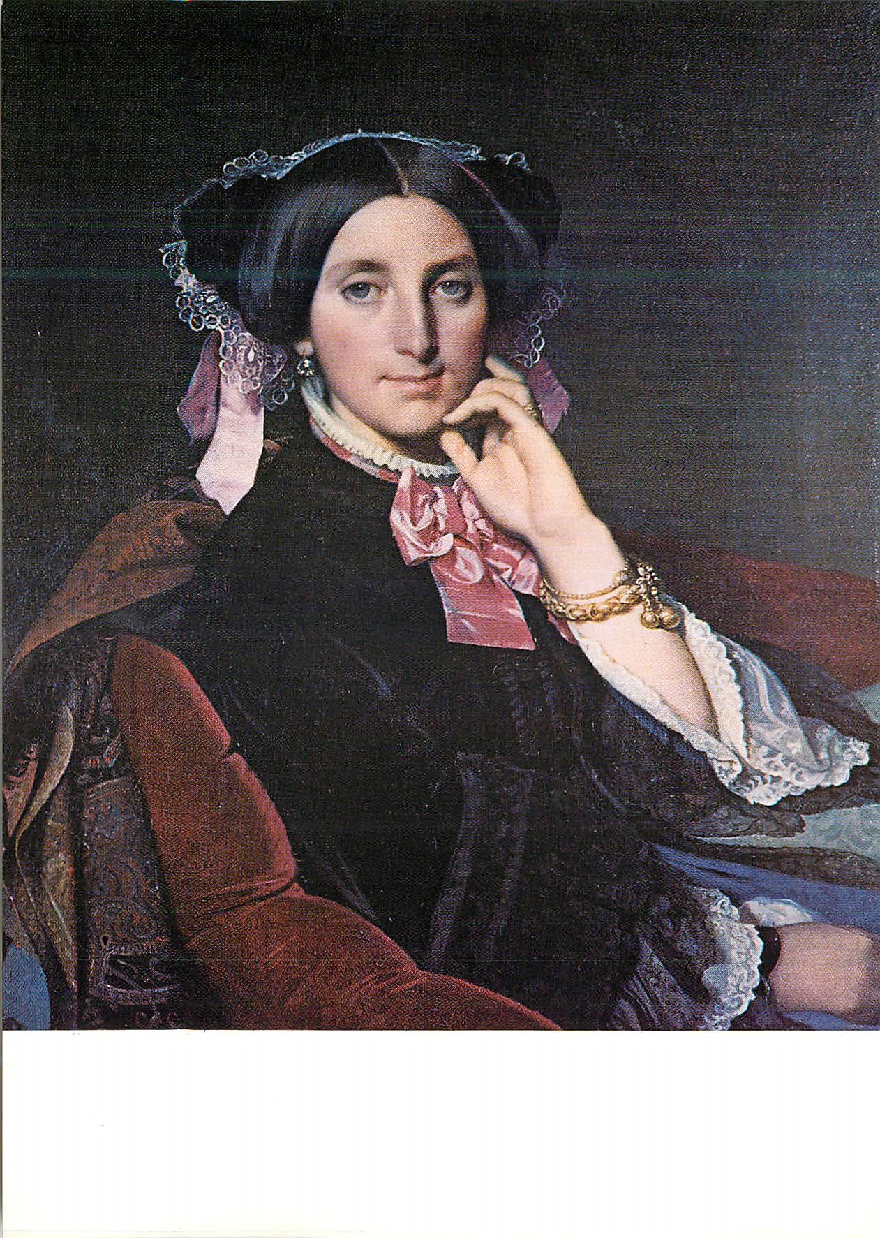 Portrait de femme — style romantique — éditeur inconnu, n° de série non lisible