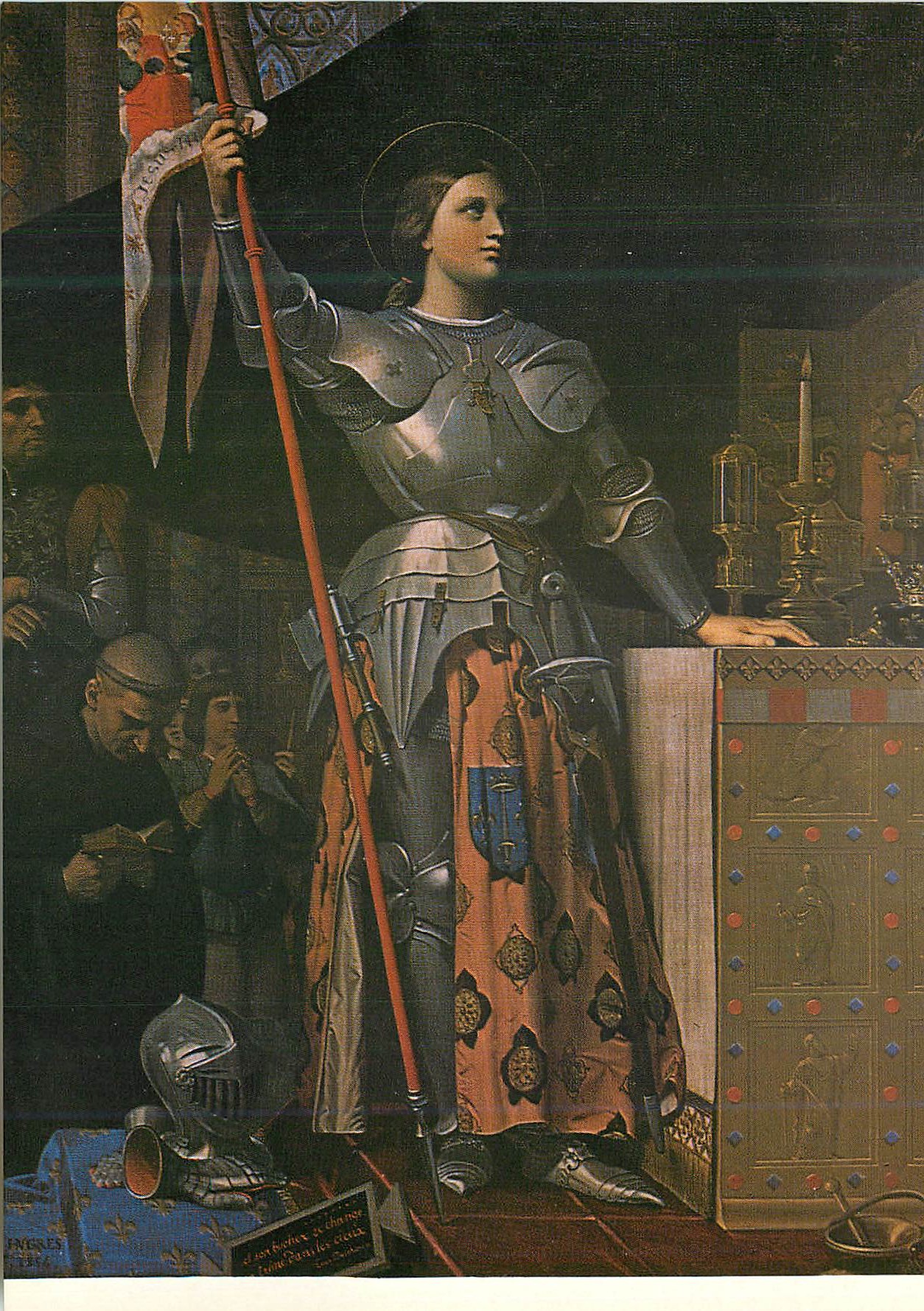 CPM Paris Musee du Louvre Jeanne d'Arc au Sacre du Roi Charles VII dans la Cathedrale de Reims