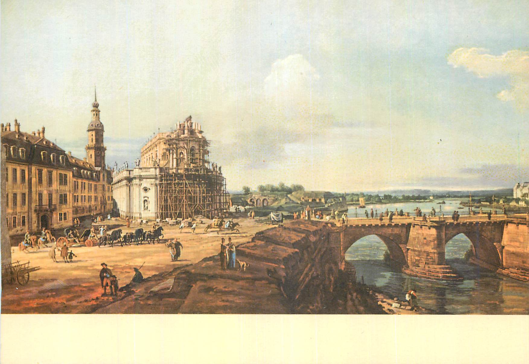CPM Bellotto (Canaletto) (1720 1780) Vue de Dresde
