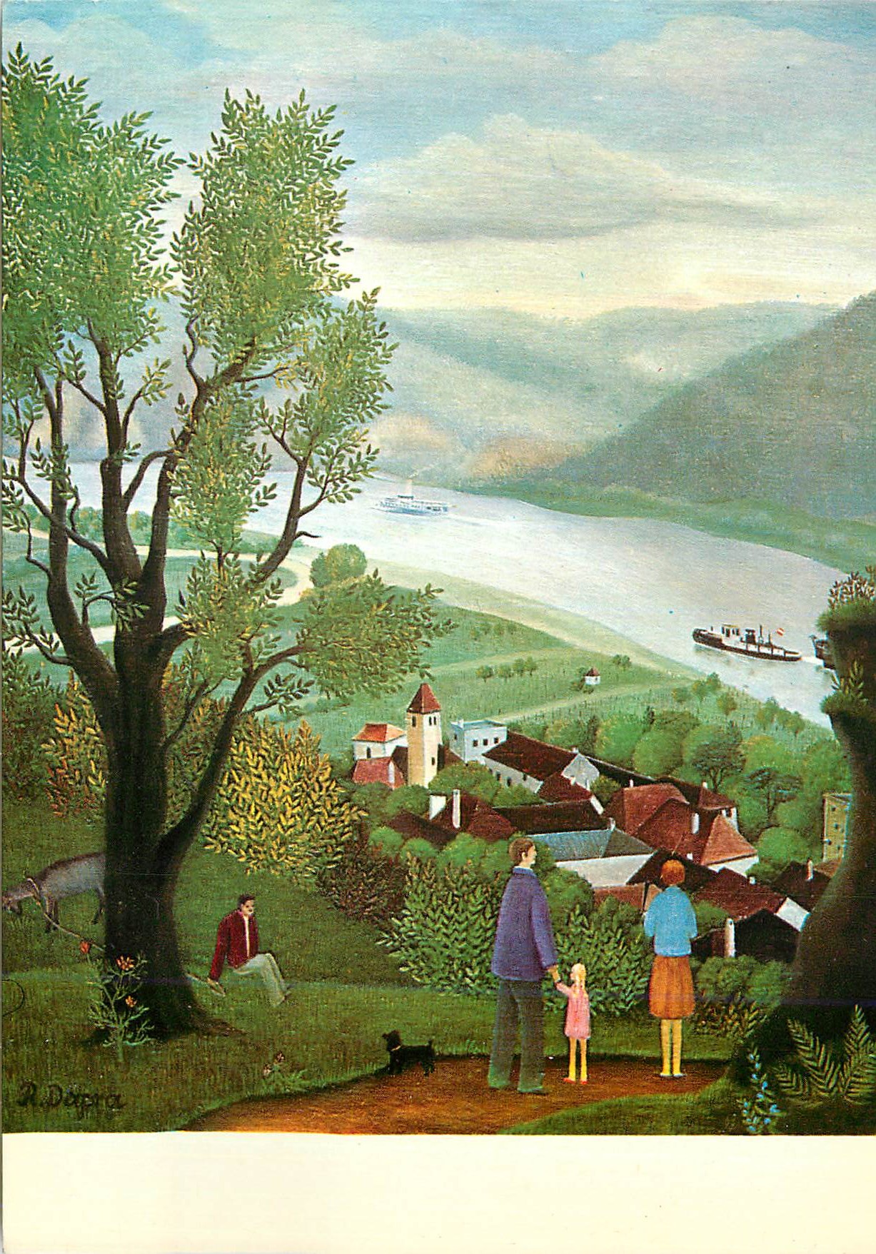 CPM Regine Dapra Durnstein un der Wachau (Wien Privatbesitz)
