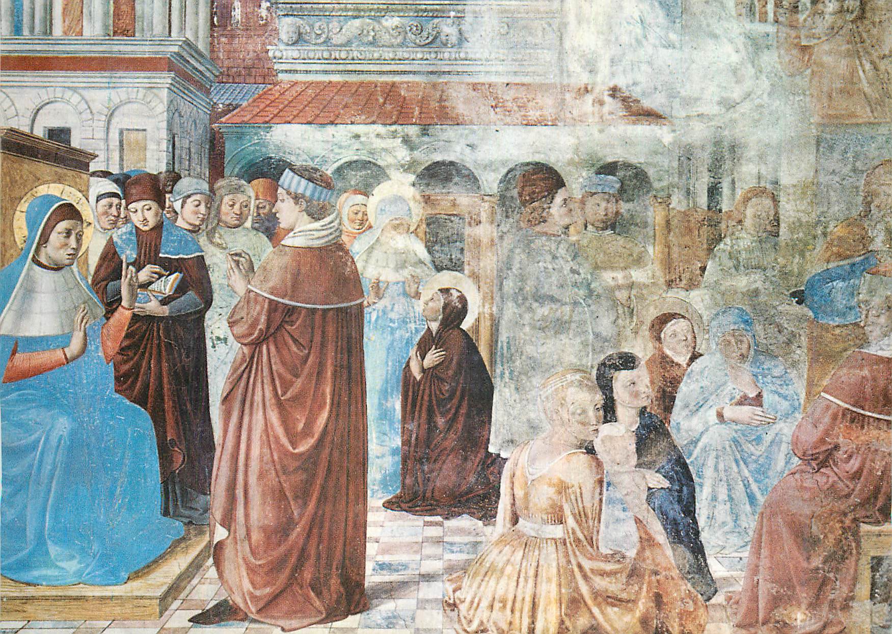 CPM Gimignano Augustin Debat avec l'Eveque Ambroise