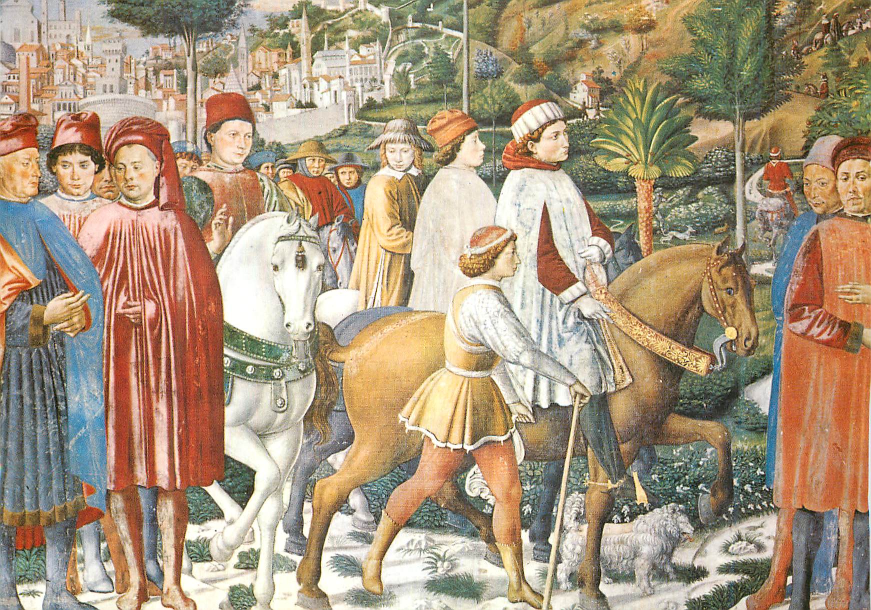 CPM Gimignano St Augustin part de Rome pour Milan