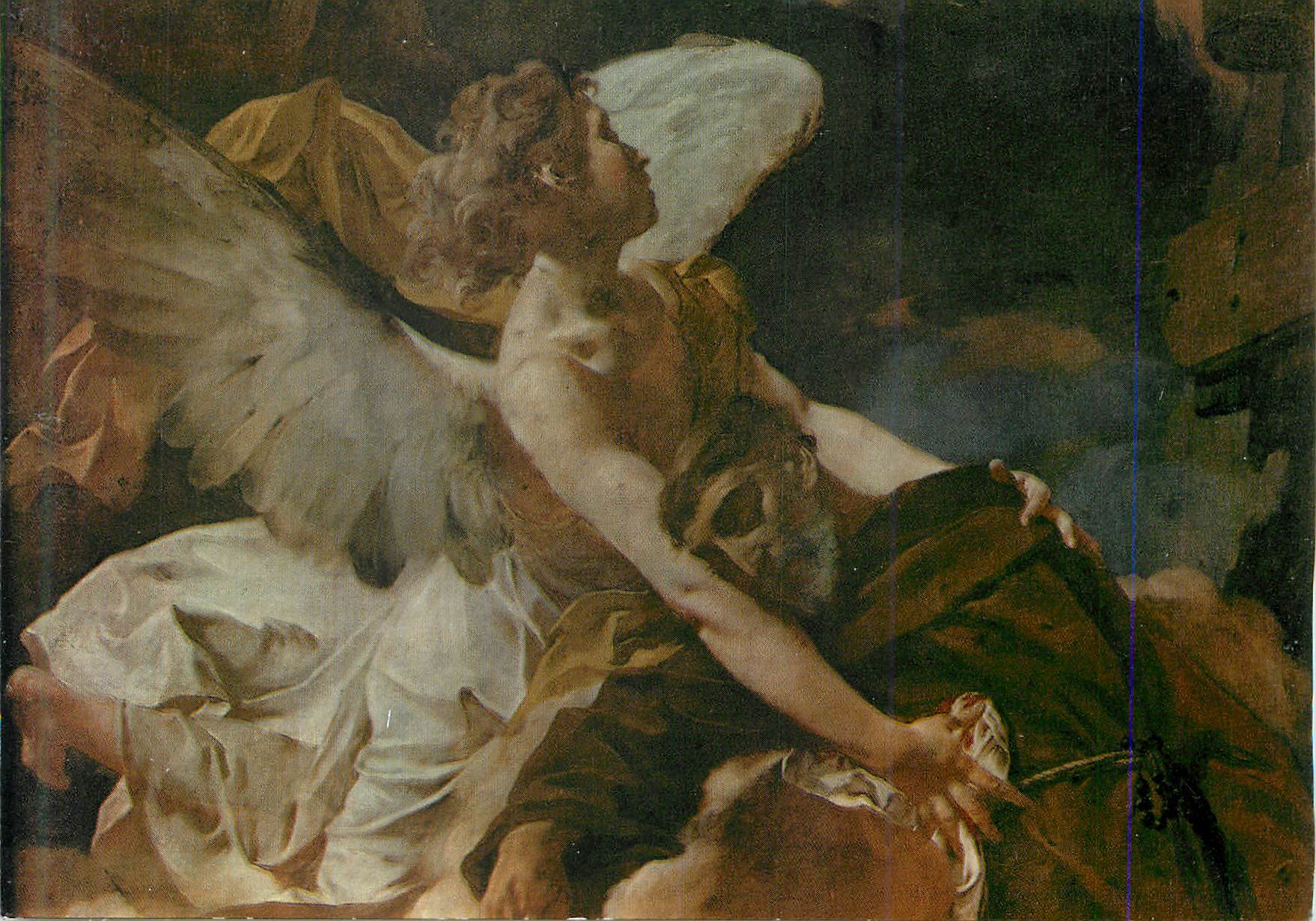 CPM Vicenza Pinacoteca Extase de S Francois (detail)