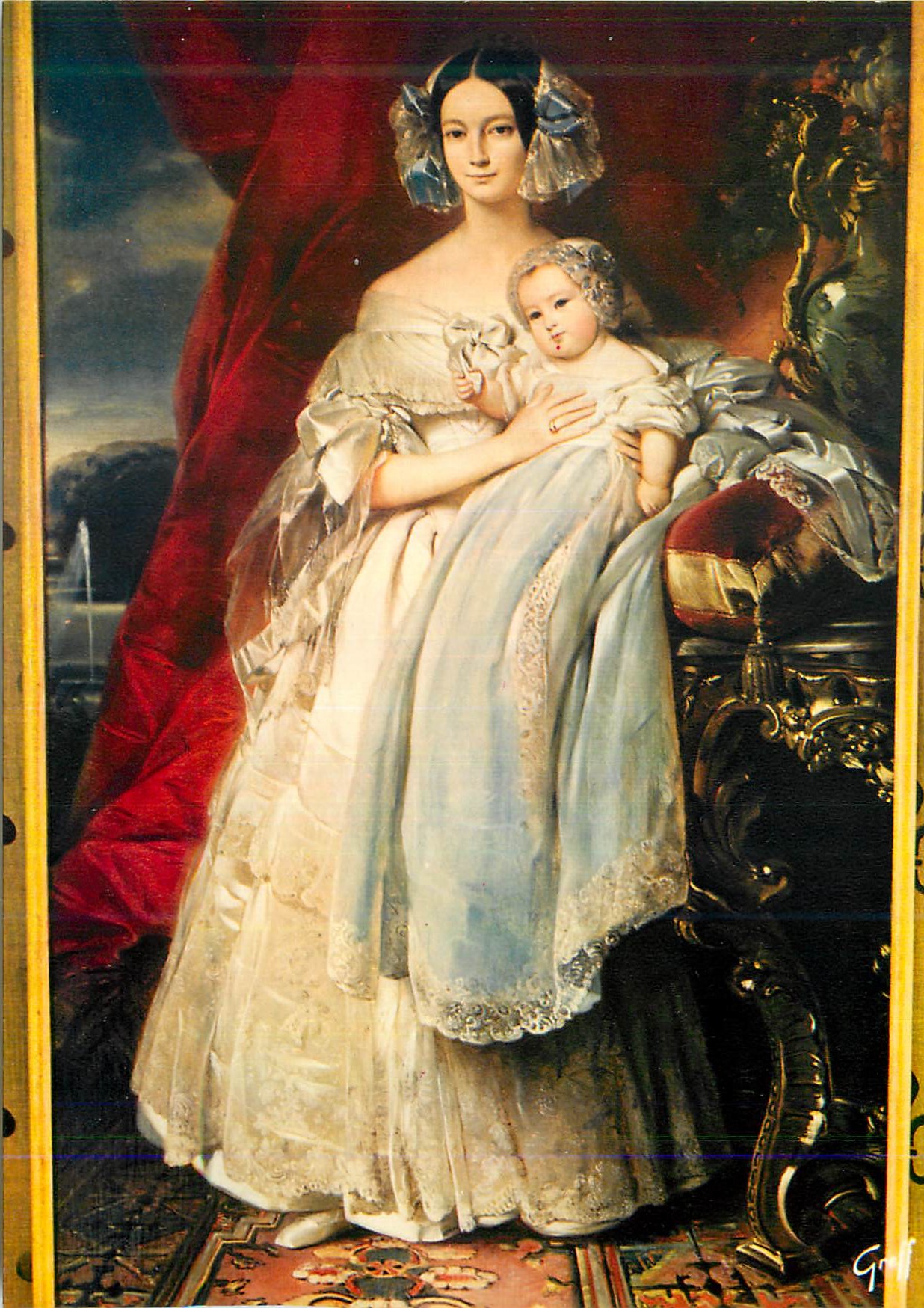 CPM Chateau d'Amboise (I et L)  La Duchesse d'Orleans par Winterhalter
