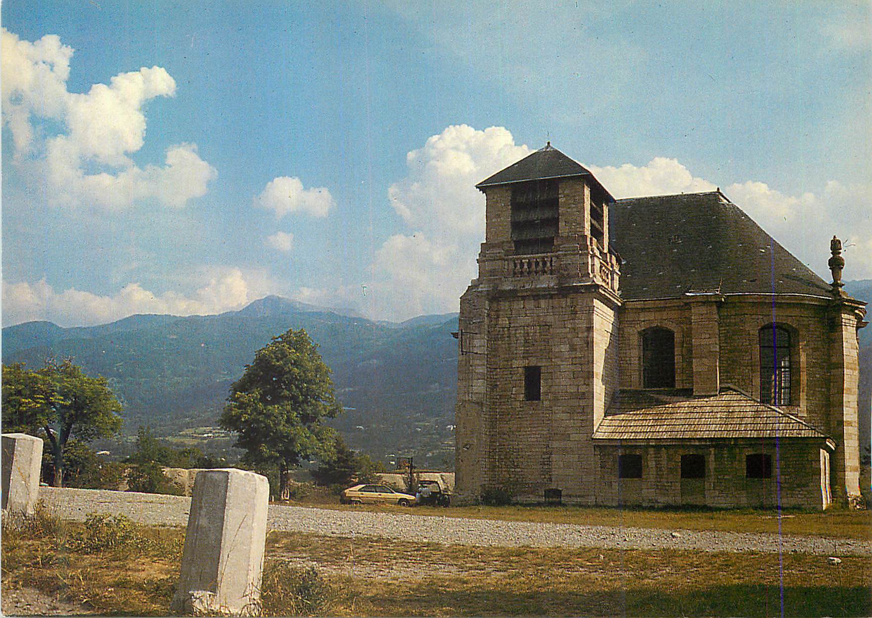 Église de Sainte-Marie-de-la-Neuve — vue panoramique — éditeur non identifiable
