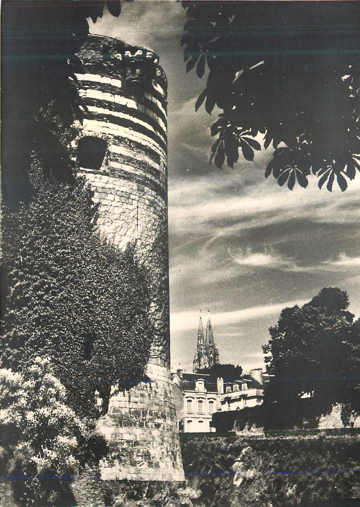 CPM le Chateau d'Angers le Val de Loire vu par Sylvain Knecht