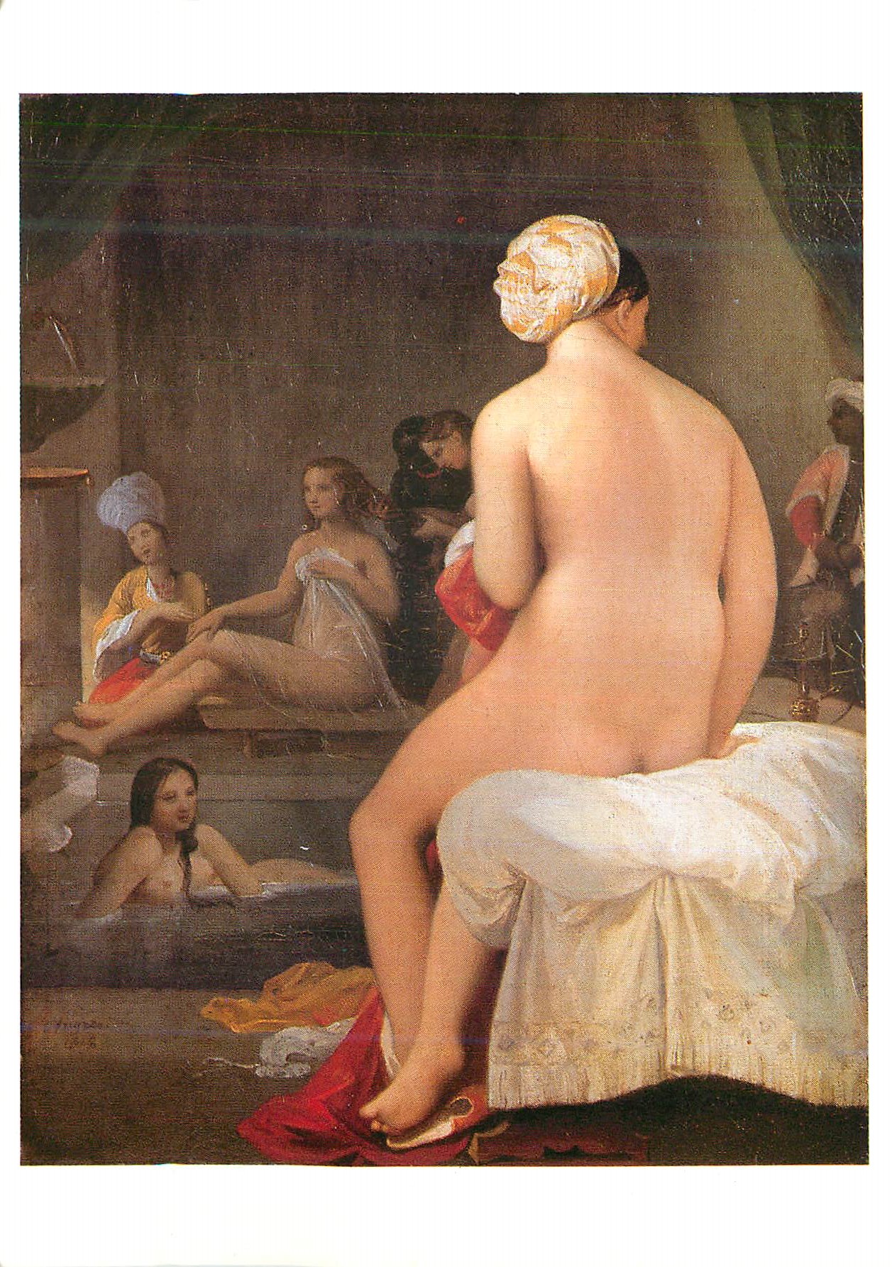 CPM Louvre Ingres 1780 1867 la Petite Baigneuse Interieur de Harem