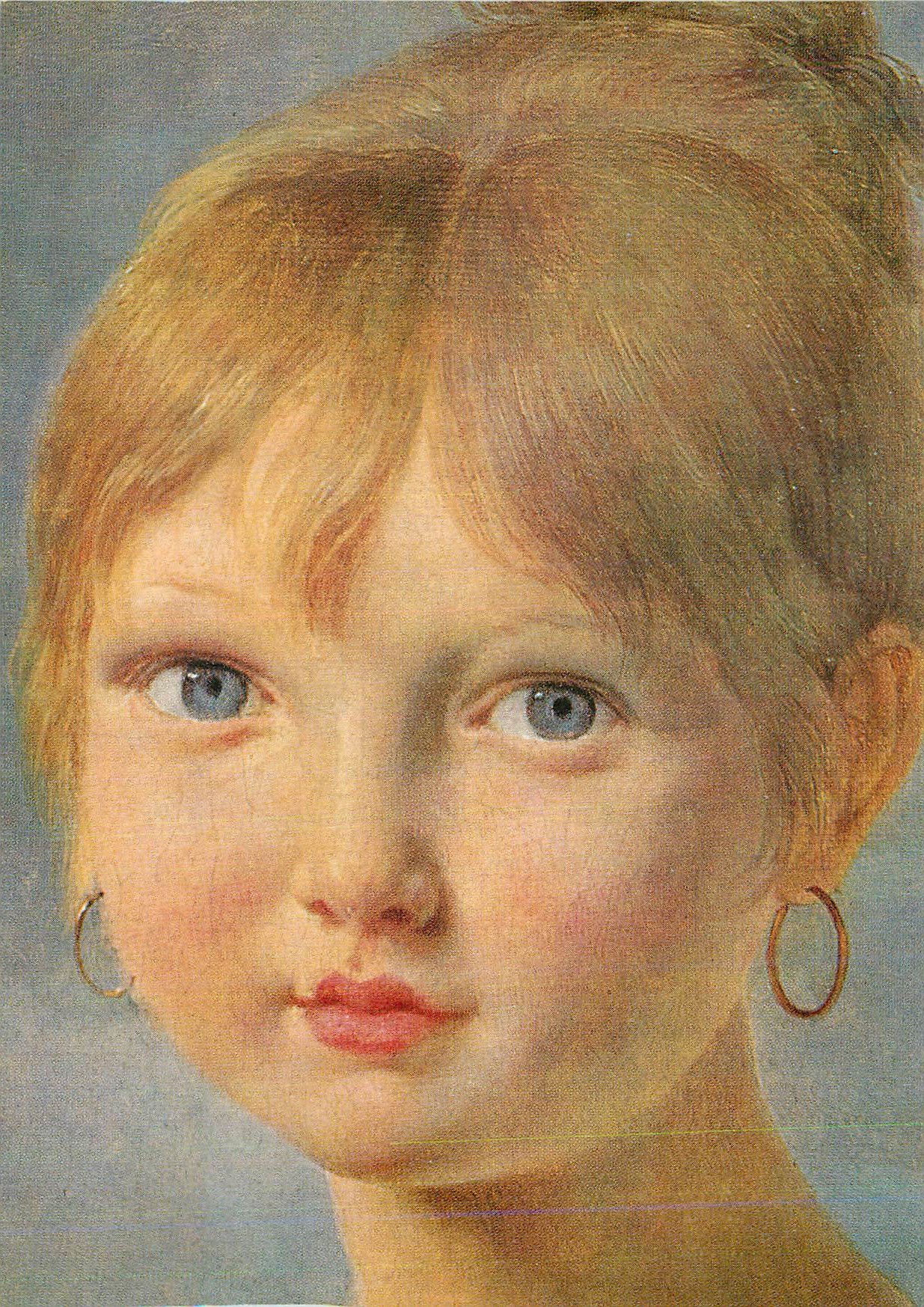 CPM Buchheim Kunstkarte Pierre Narcisse Guerin (1774 1833) Portrait of his Daughter