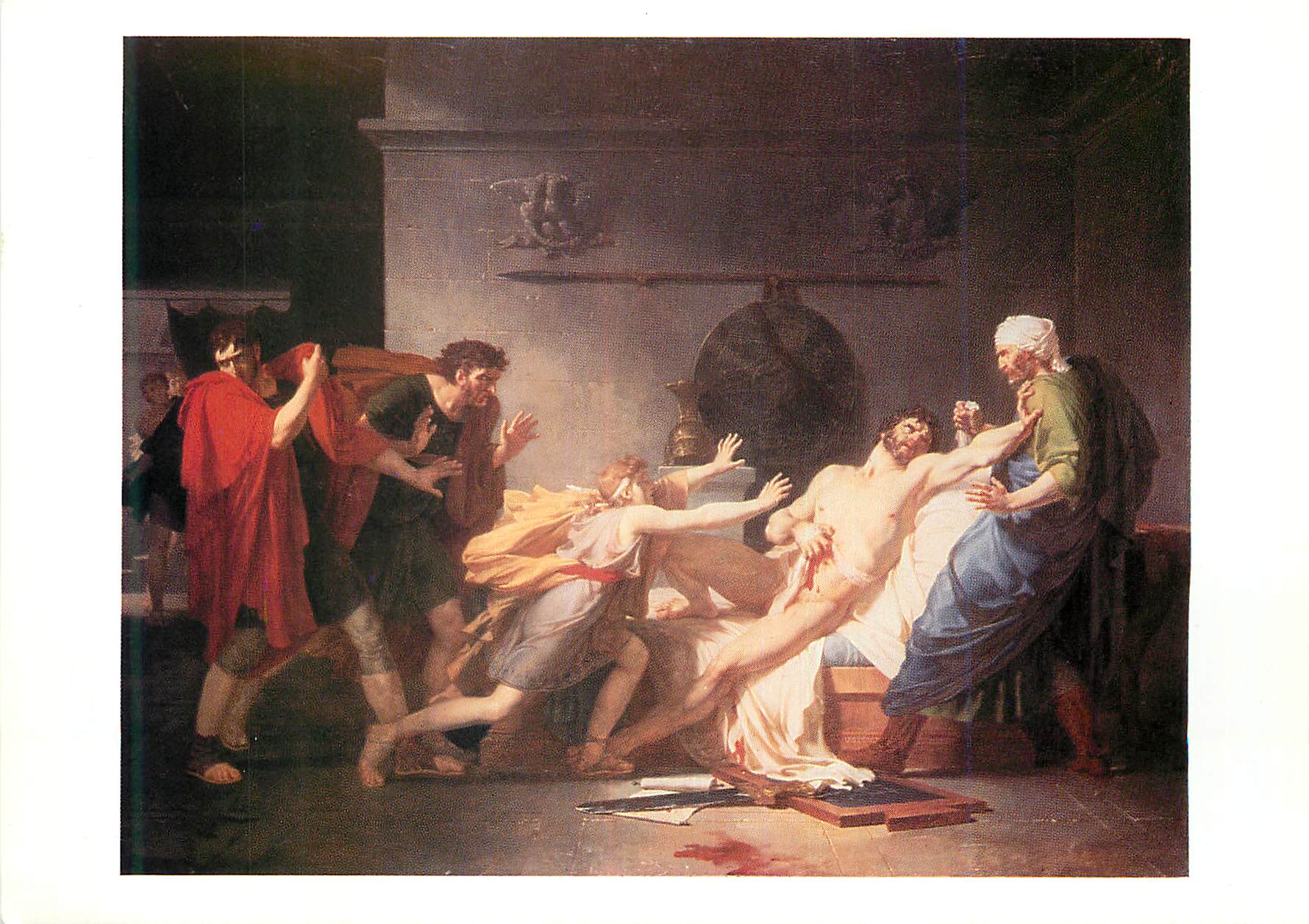 CPM Paris Ecole Nationale Superieure des Beaux Arts la Mort de Caton d'Utique