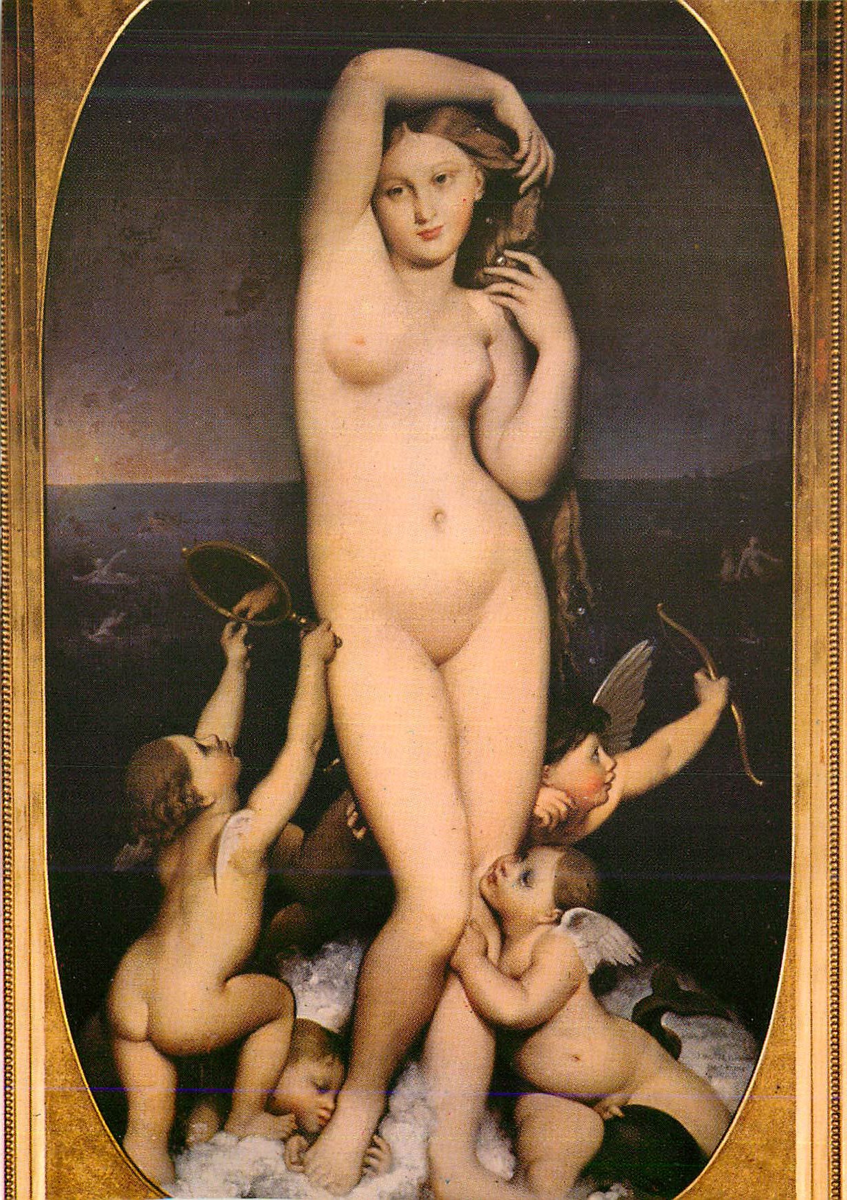 CPM Chantilly (Oise) Musee Conde Venus Anadyomene Ingres