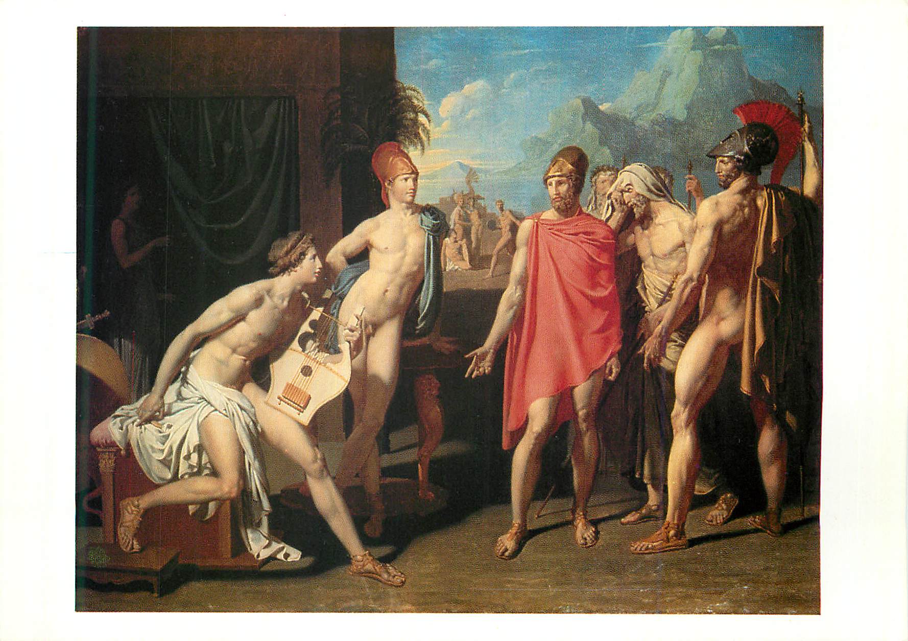 CPM Paris Ecole Nationale Superieure des Beaux Arts Jean Auguste Ingres (1780 1867)