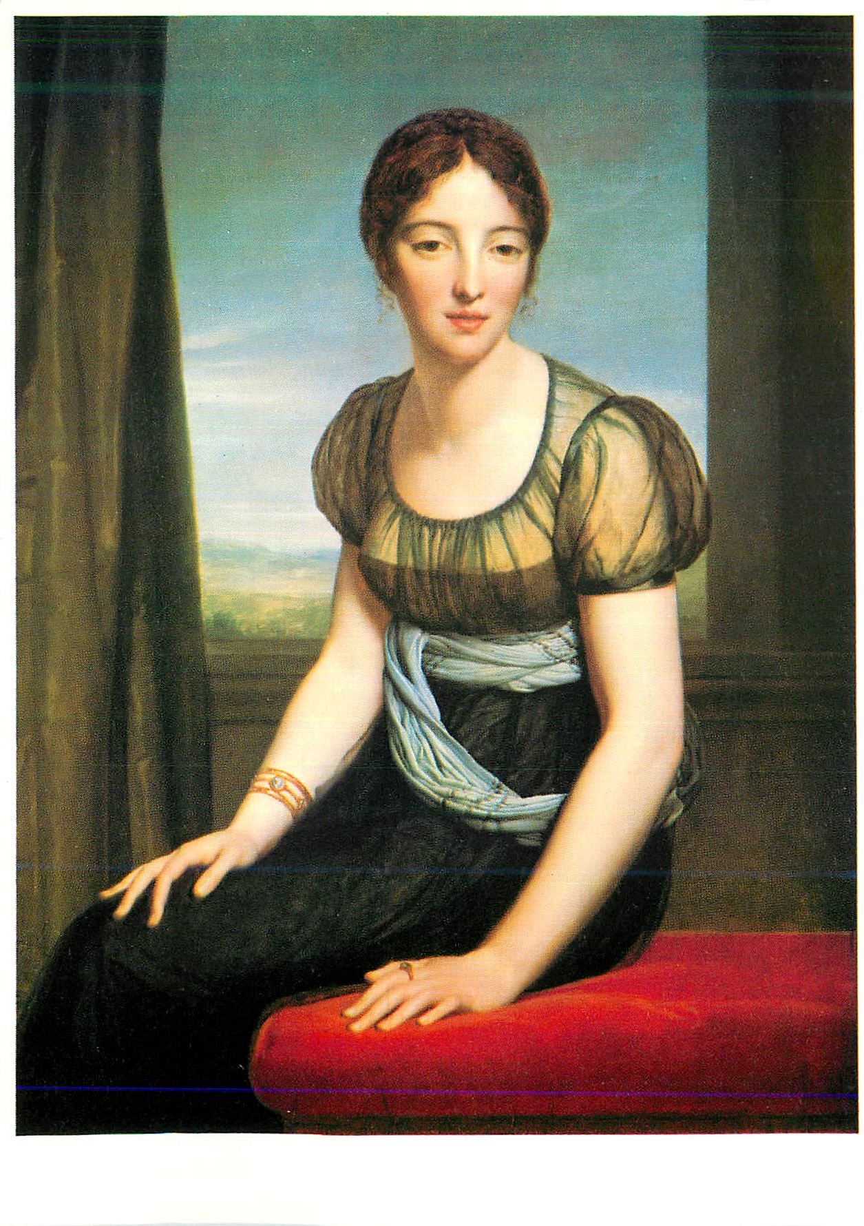 CPM Paris Musee du Louvre Portrait de la Comtesse Regnault de Saint Jean d'Angely