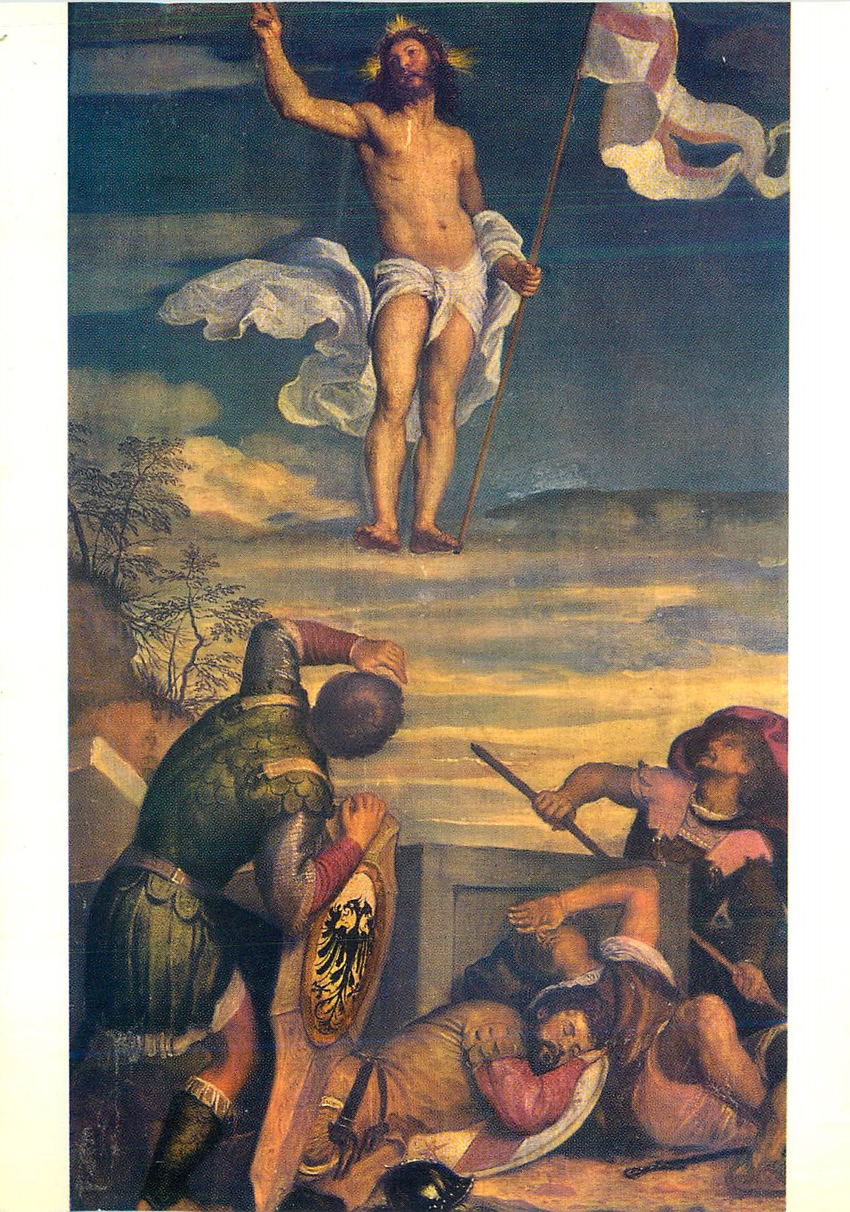 CPM Urbino Galleria Nazionale delle Marche in Palazzo Ducale Tiziano Vecellio Resurrection du Christ