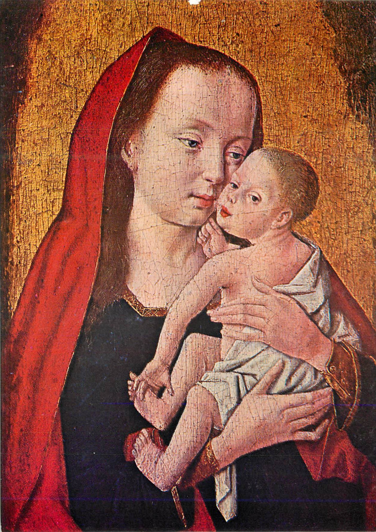 CPM Louvre Paris Madonna Mit Kind Meister der Legende Maria Magdalena