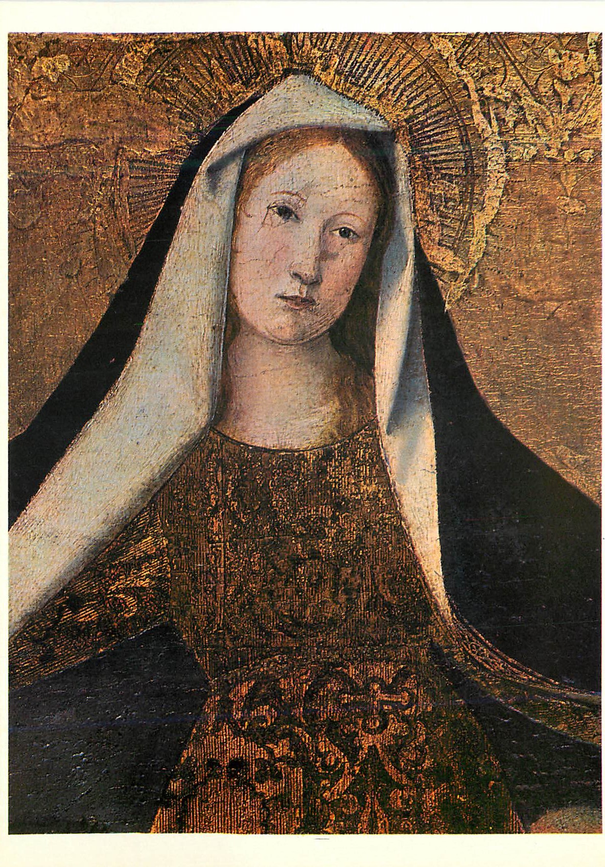 Vierge à l'Enfant — représentation de la Vierge Marie — éditeur inconnu, n° de série non visible
