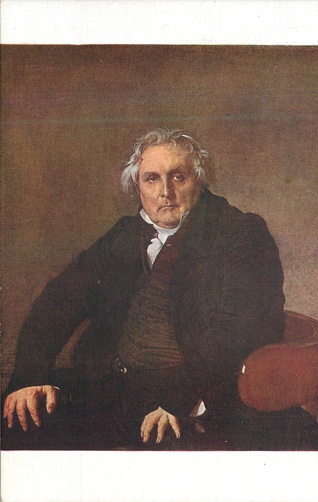 CPM Musee du Louvre Ingres Portrait de Louis Francois Bertin Aine
