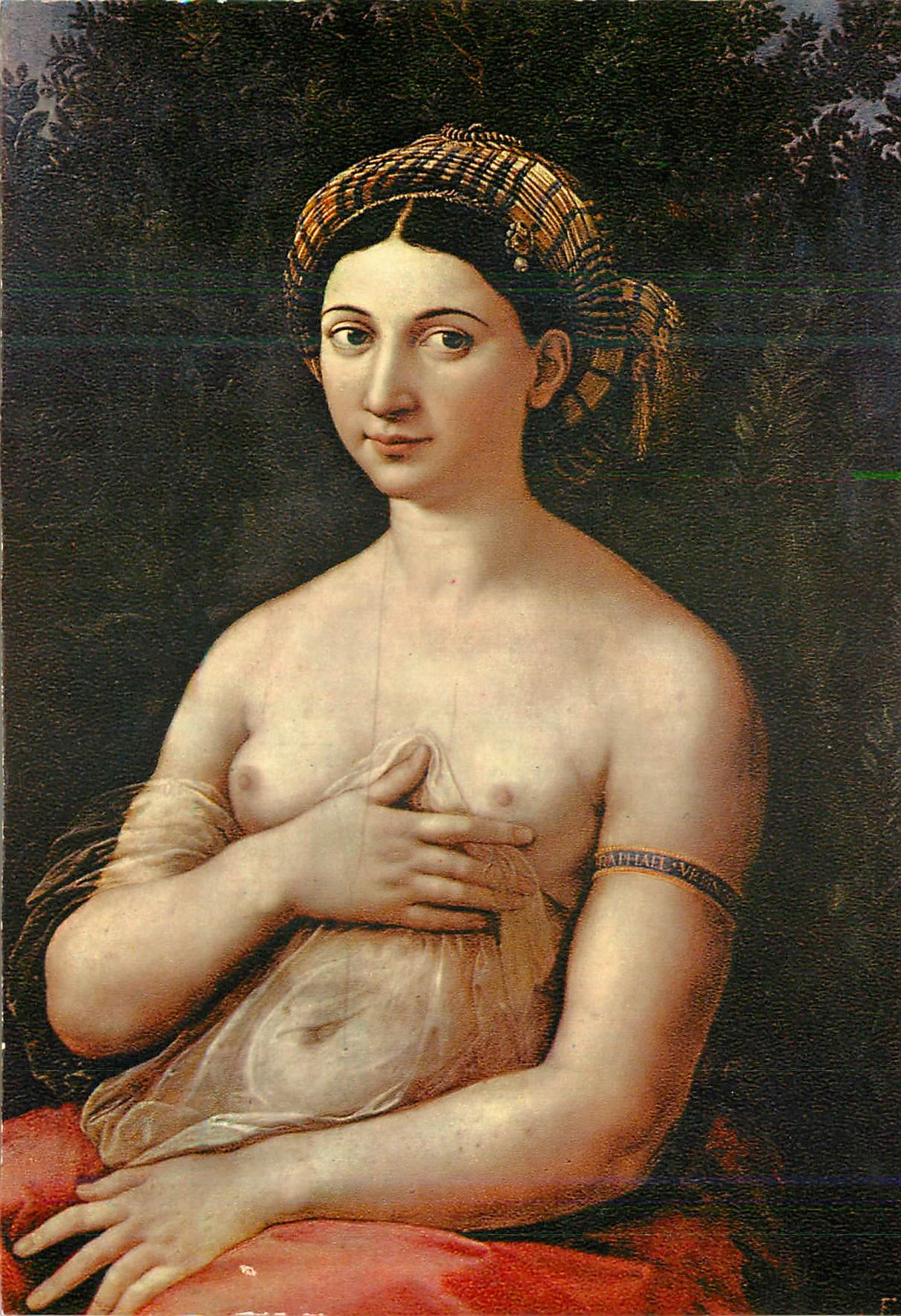CPM Roma Raphael la Fornarina (Galerie Nationale)