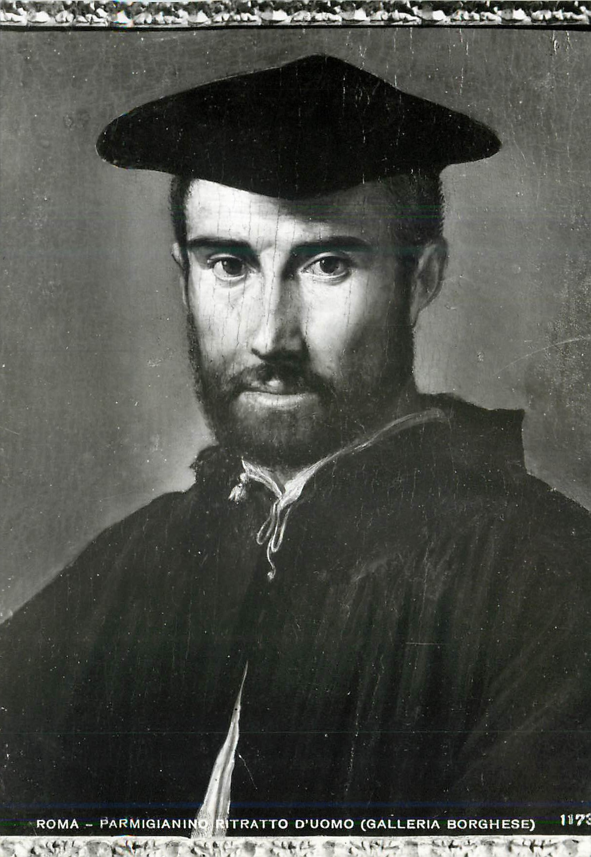 CPM Roma Parmigianino Ritratto (Galleria Borghese)